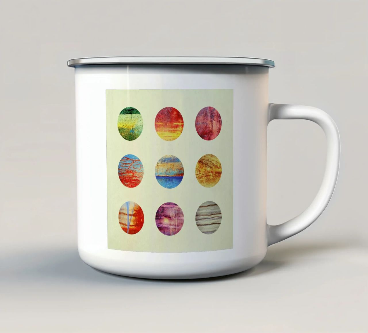 Planets tazza in smalto da Elisabeth Fredriksson