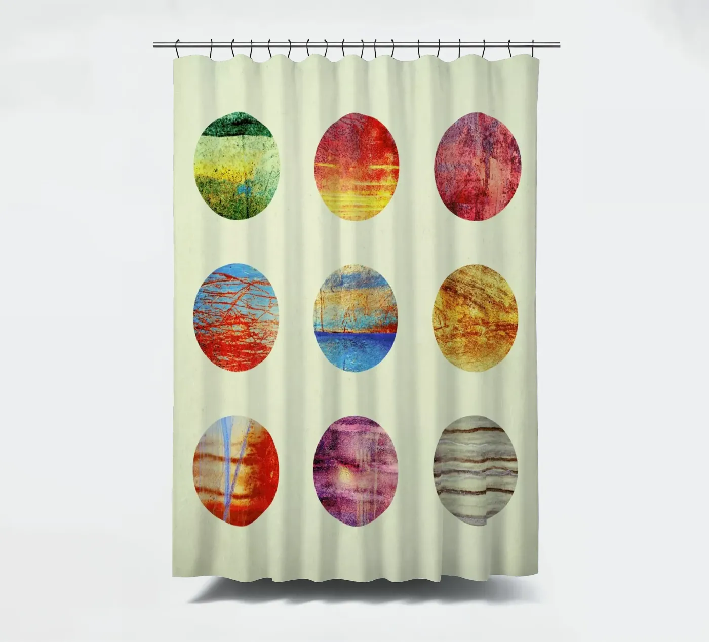 Planets douchegordijn van Elisabeth Fredriksson