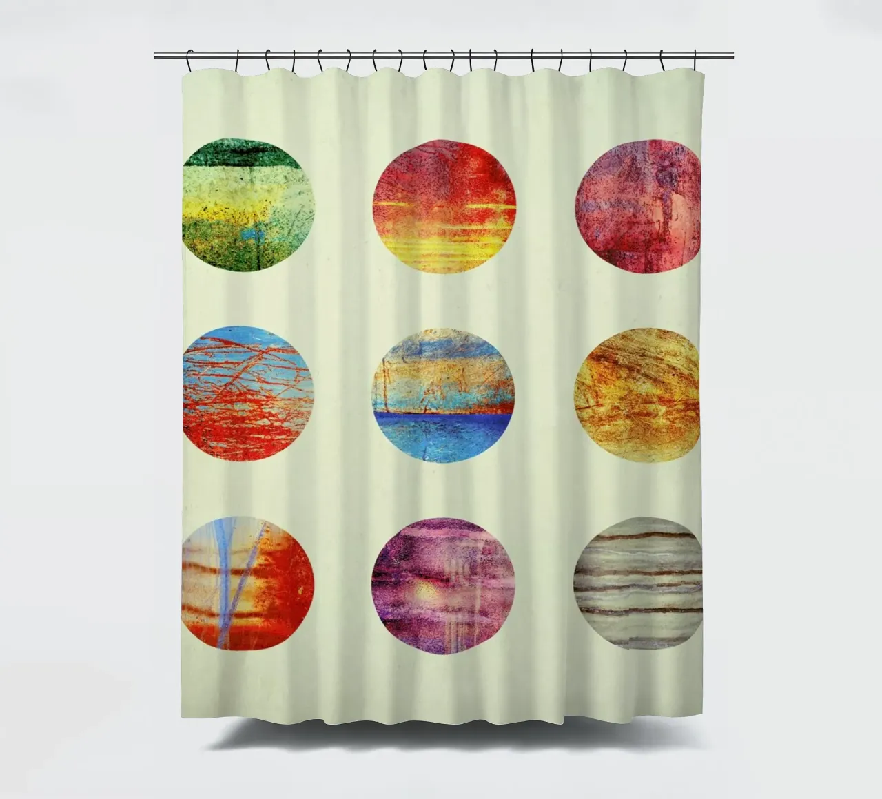 Planets douchegordijn van Elisabeth Fredriksson