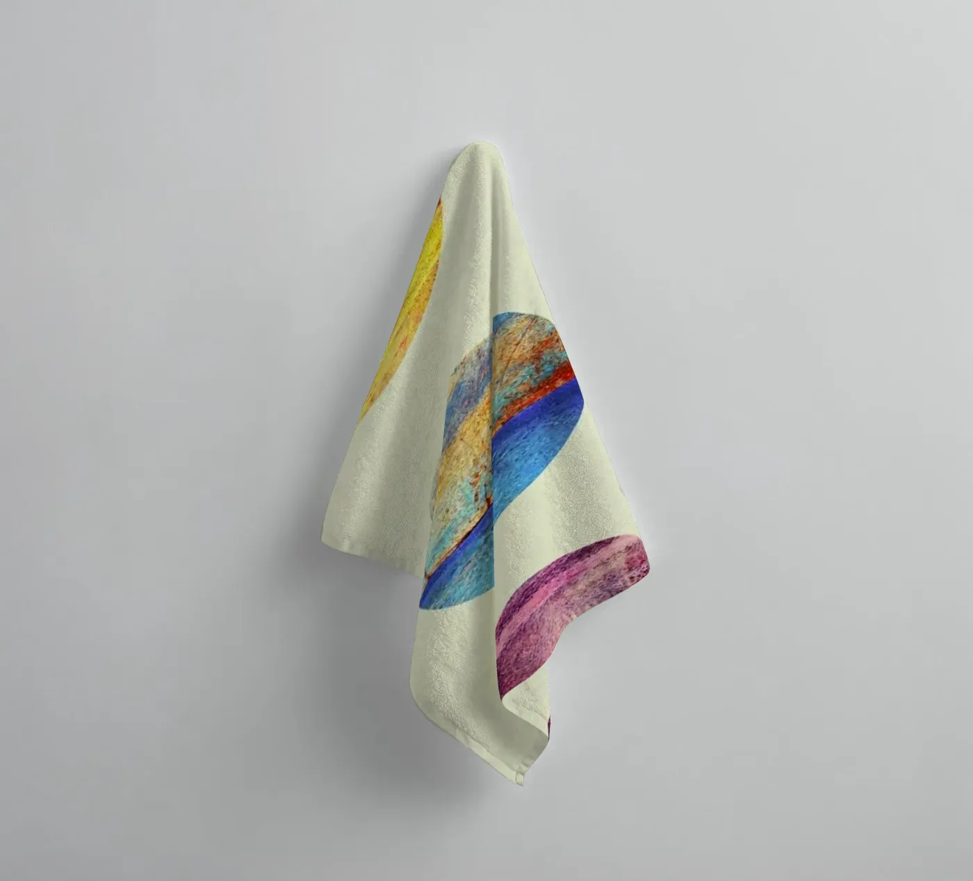 Planets badhanddoek van Elisabeth Fredriksson