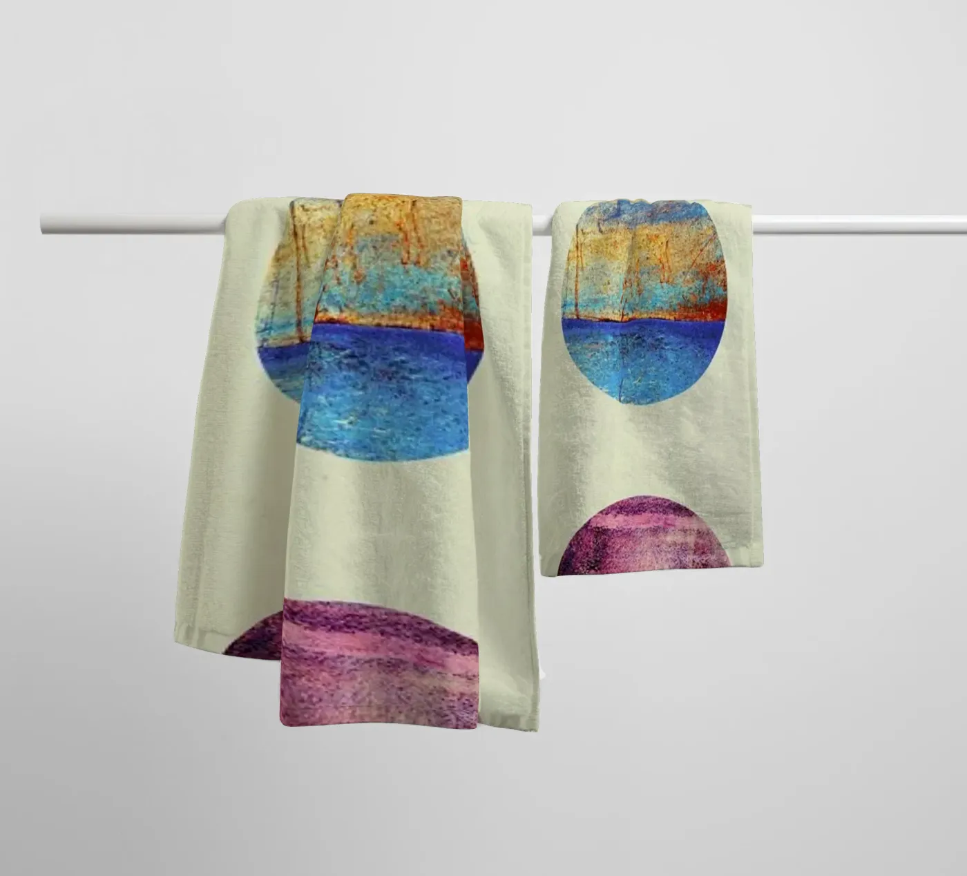Planets badhanddoek van Elisabeth Fredriksson