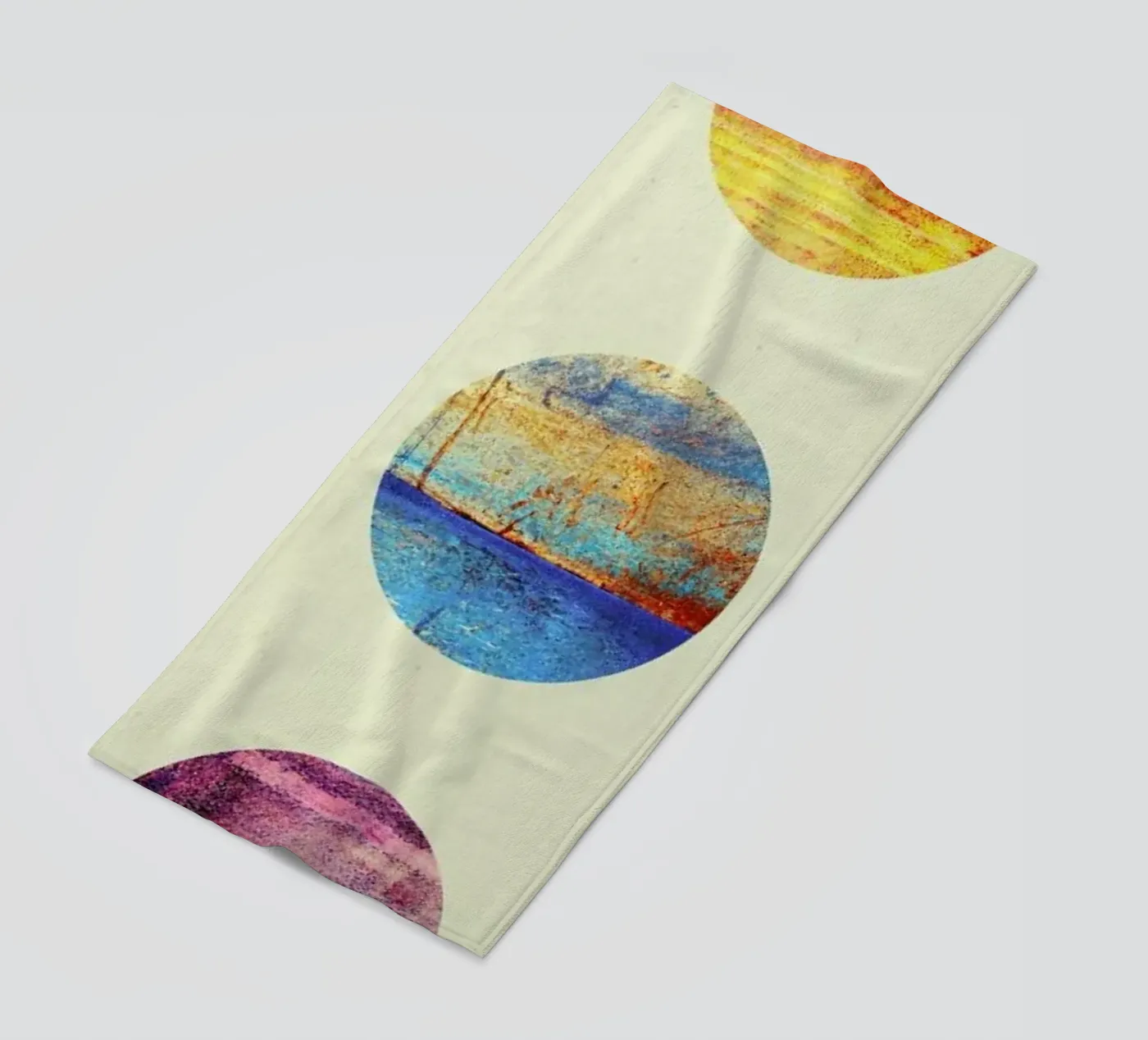 Planets Strandtuch von Elisabeth Fredriksson