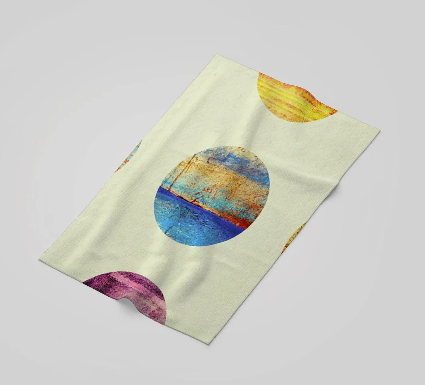 Planets Strandtuch von Elisabeth Fredriksson