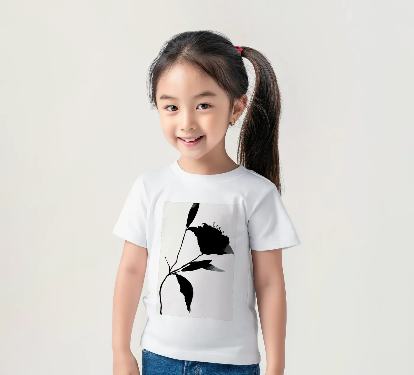 Nero t-shirt bambini da Kubistika