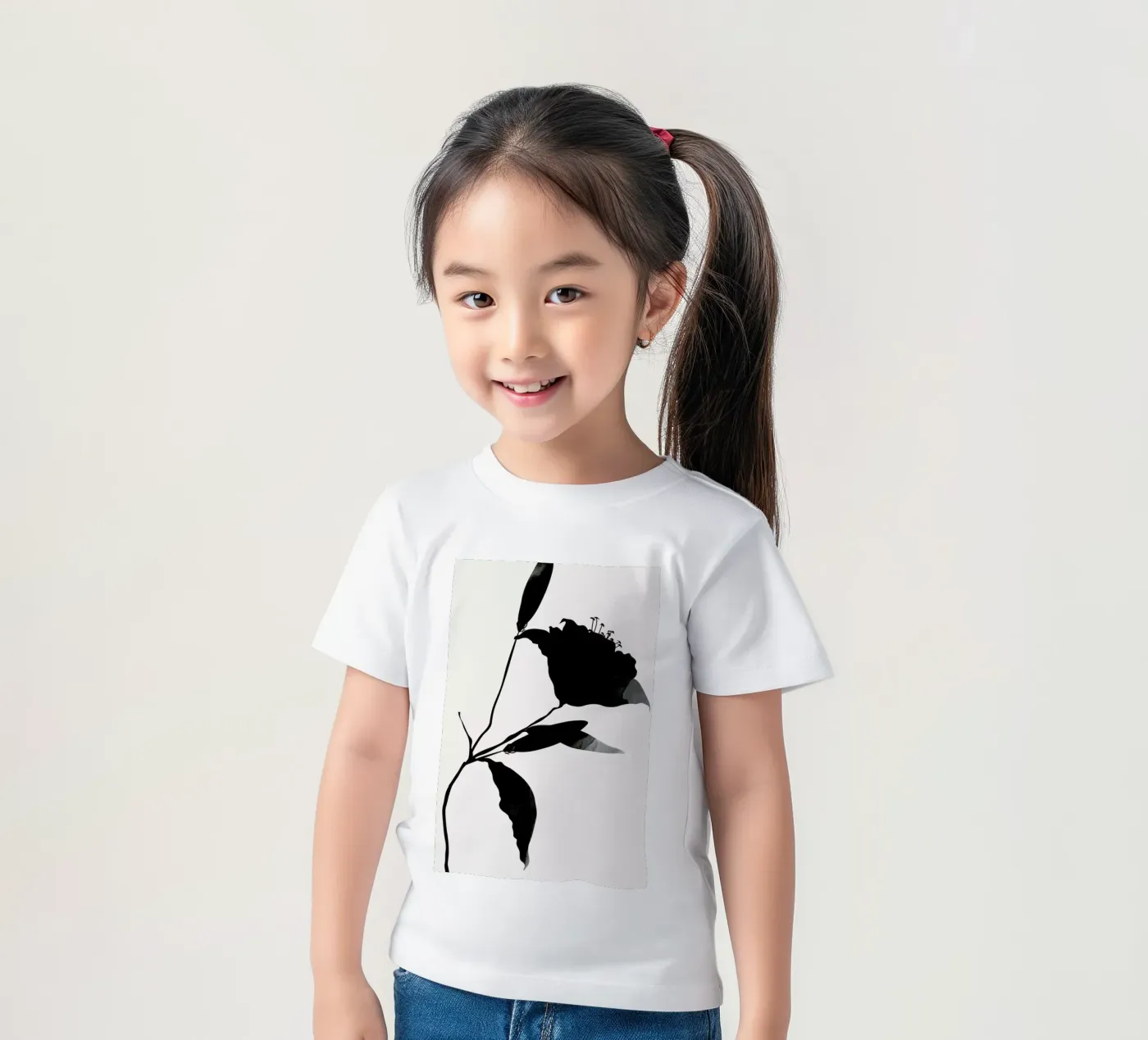 Nero kinder t-shirt van Kubistika