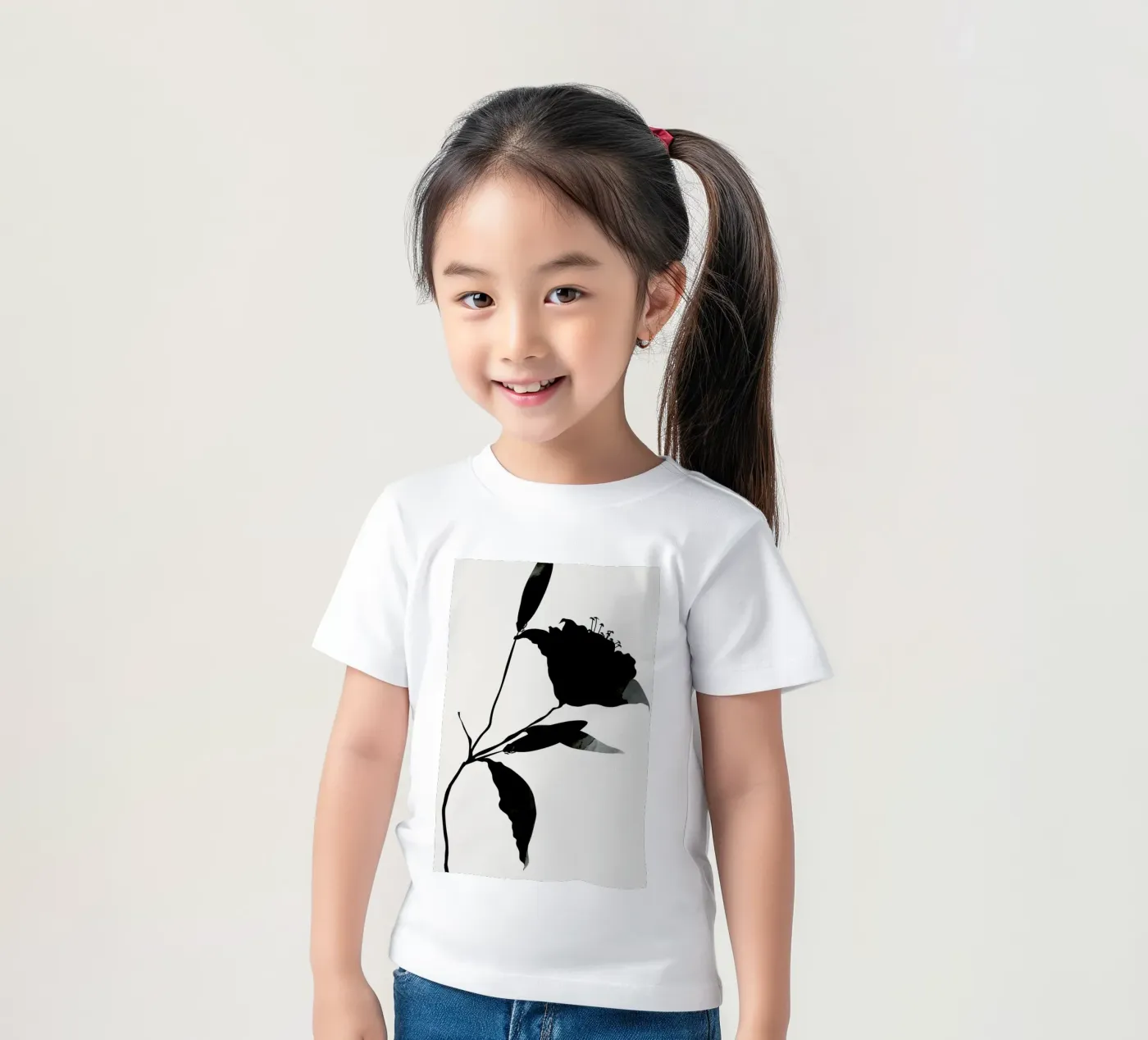 Nero t-shirt bambini da Kubistika