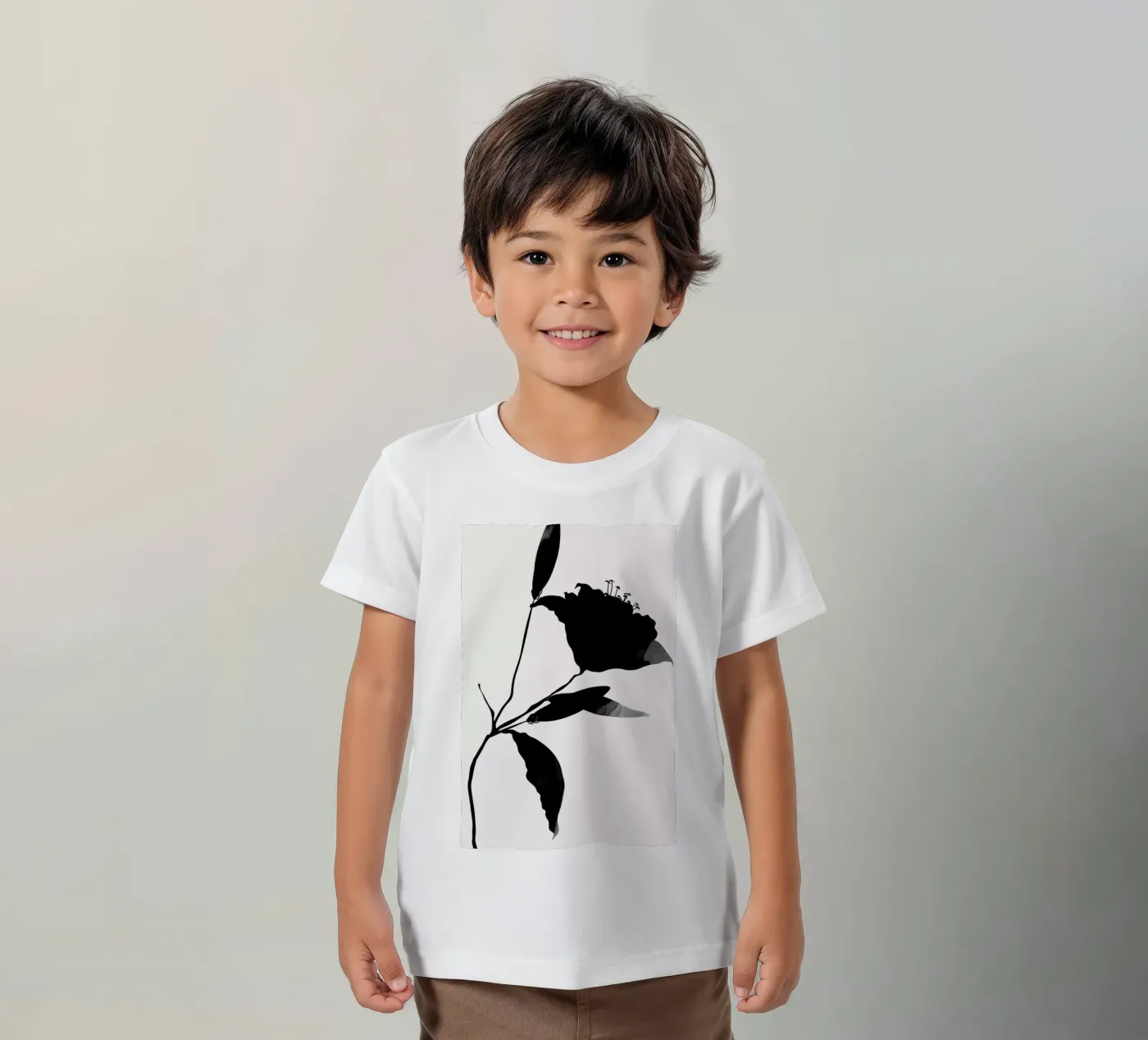 Nero t-shirt bambini da Kubistika