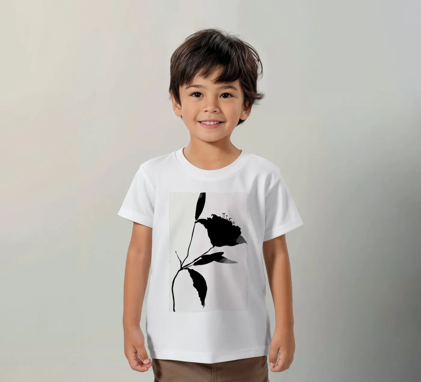 Nero kinder t-shirt van Kubistika