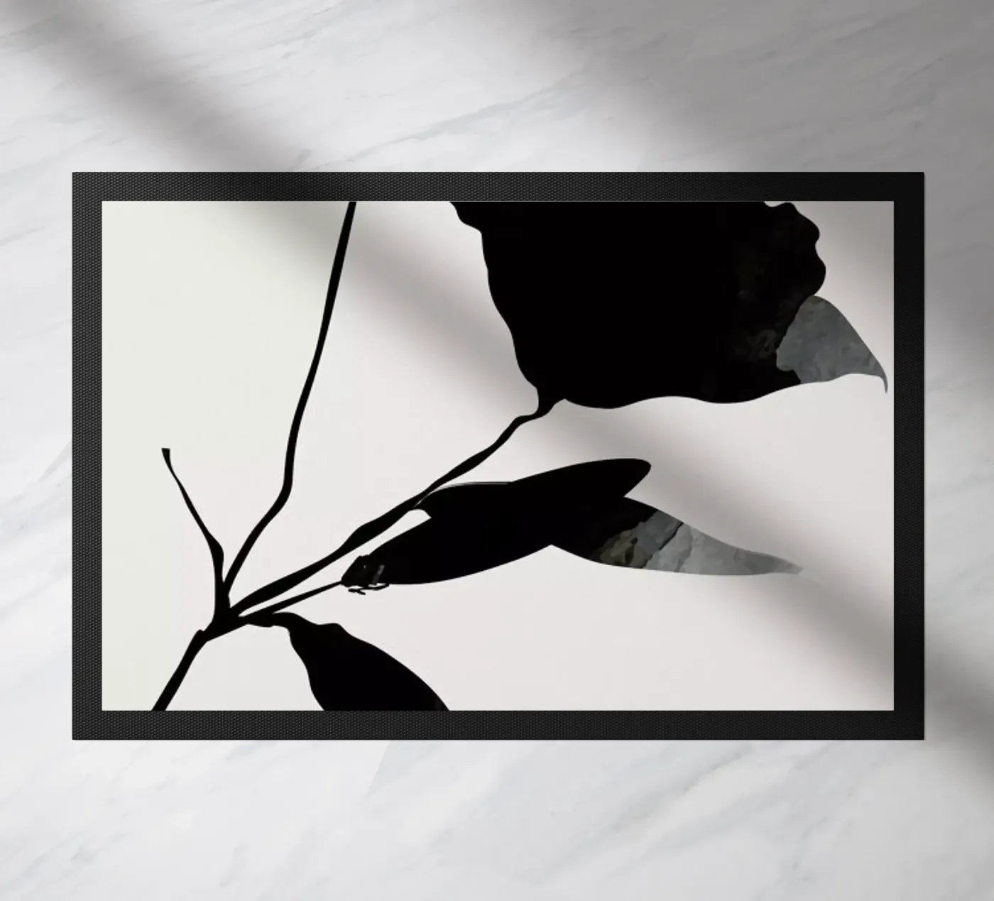 Nero Fußmatte von Kubistika