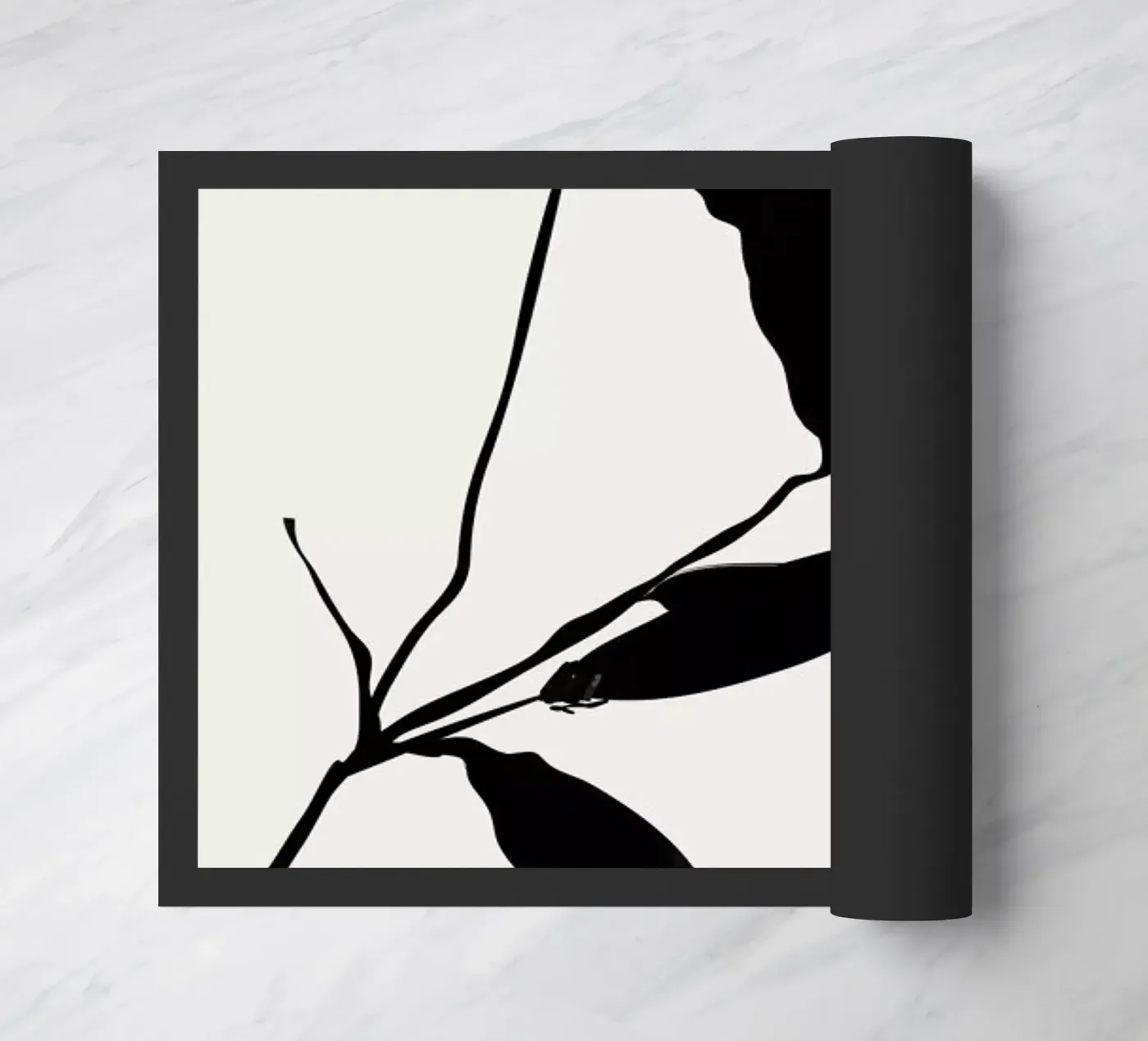 Nero Fußmatte von Kubistika