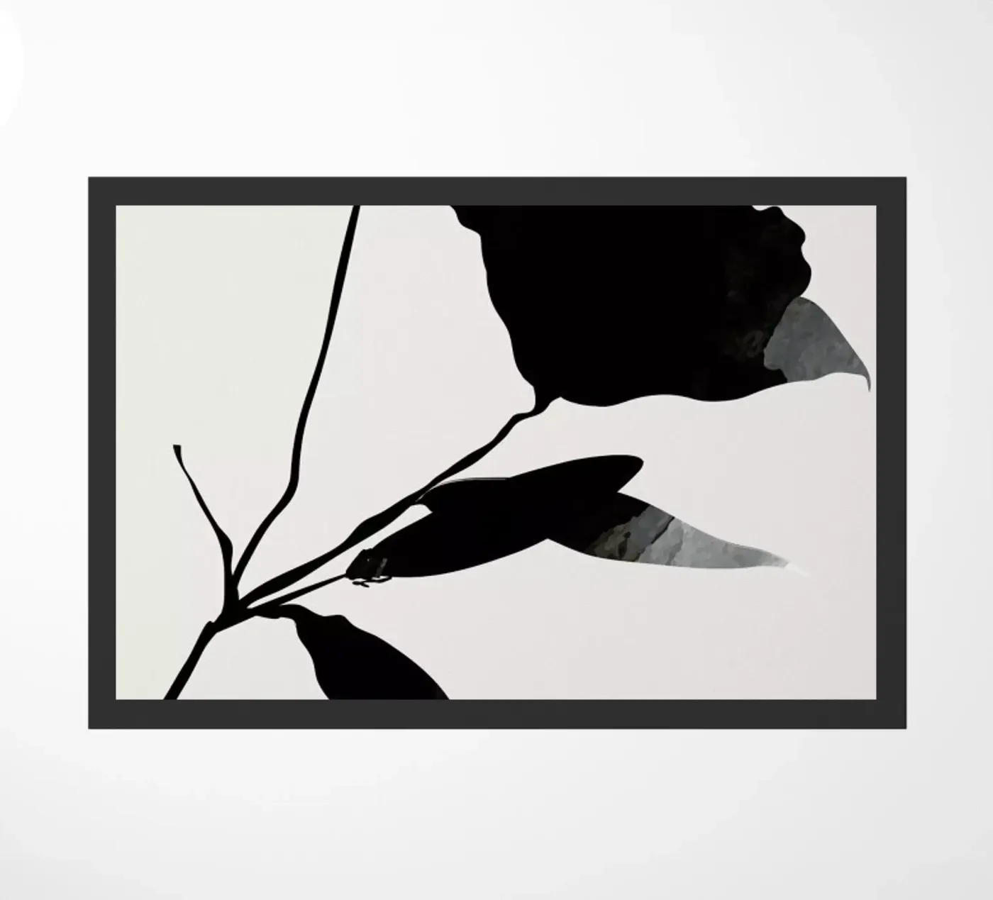 Nero Fußmatte von Kubistika