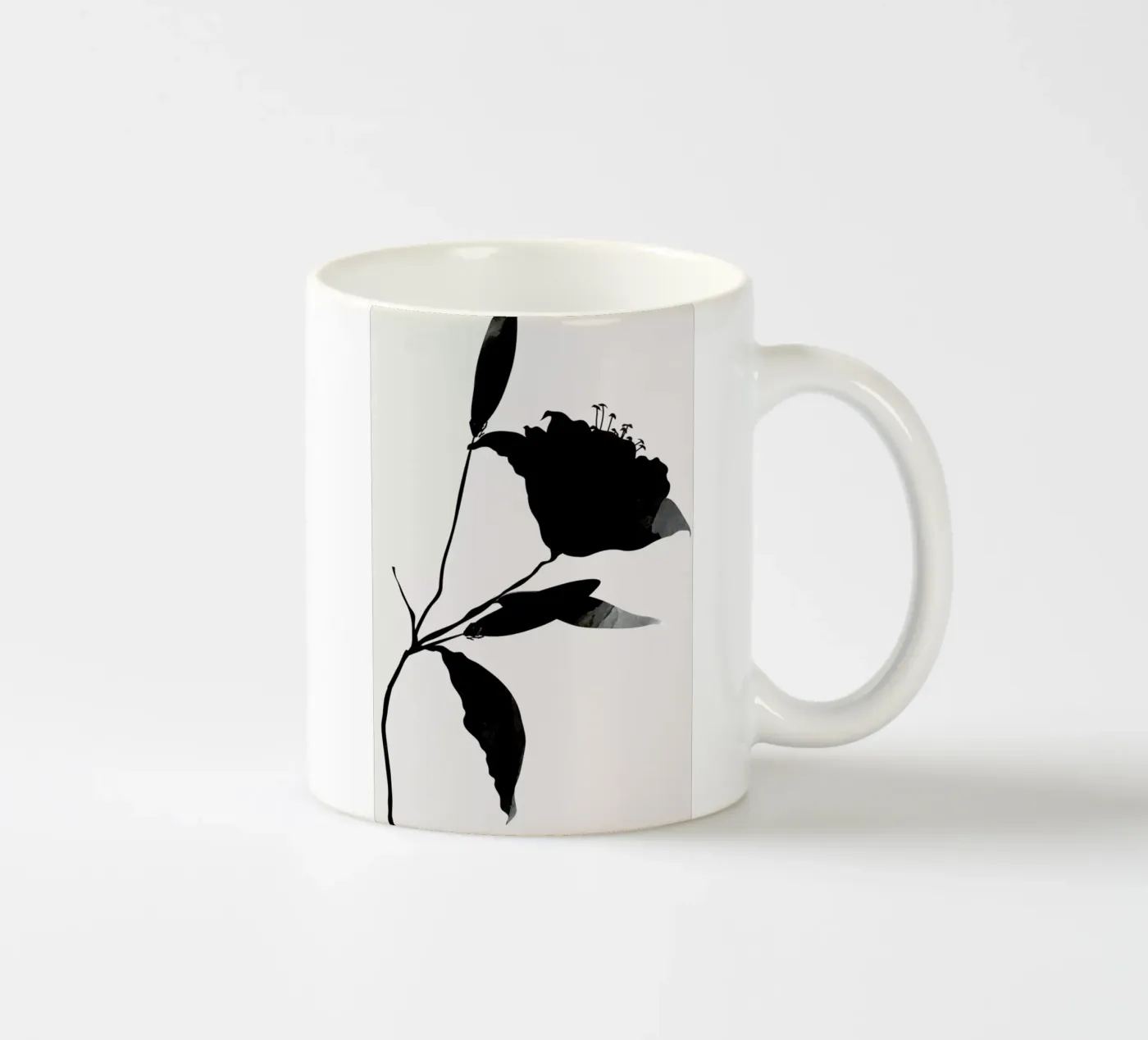 Nero ceramic mug by Kubistika