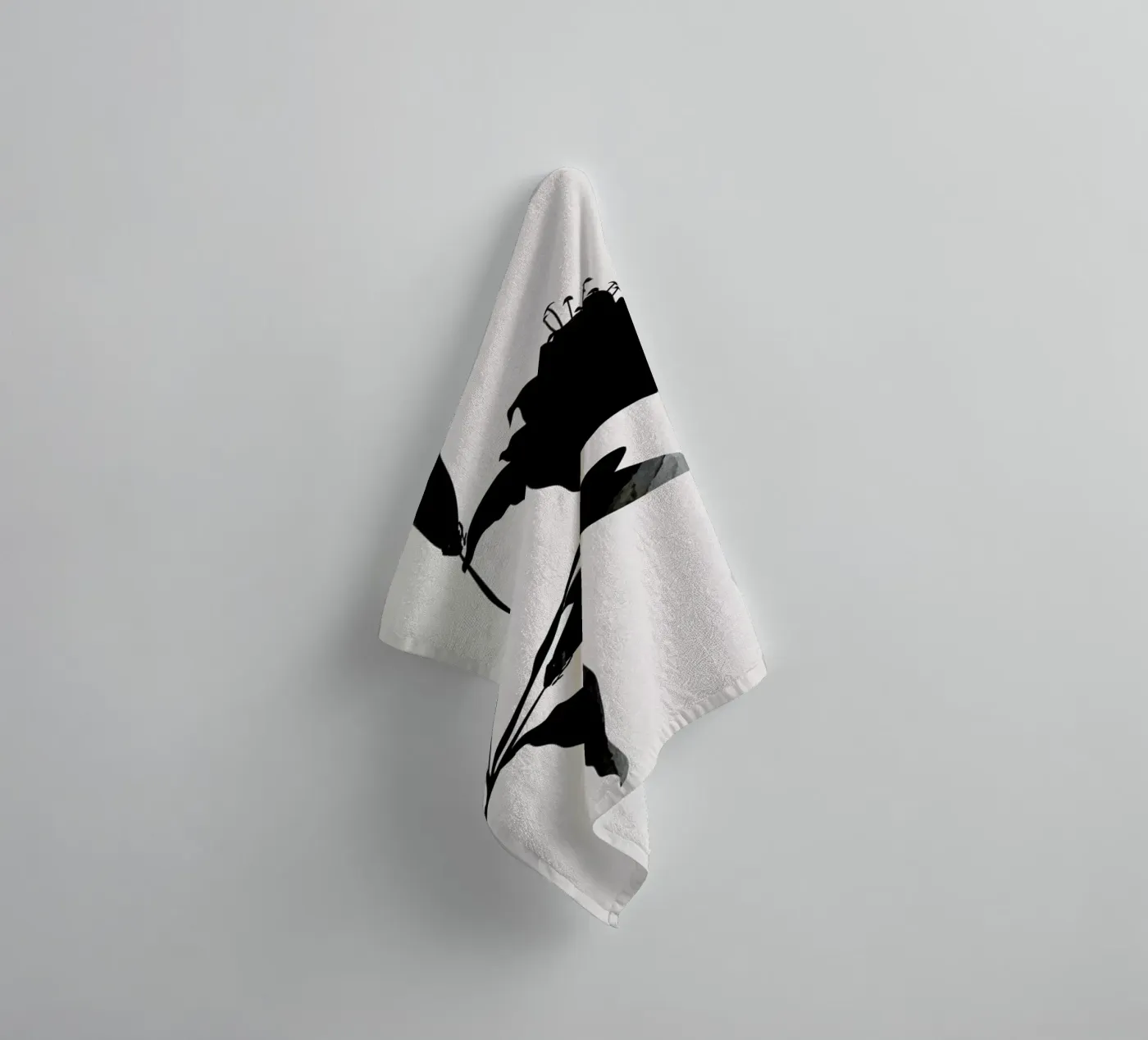 Nero towel by Kubistika
