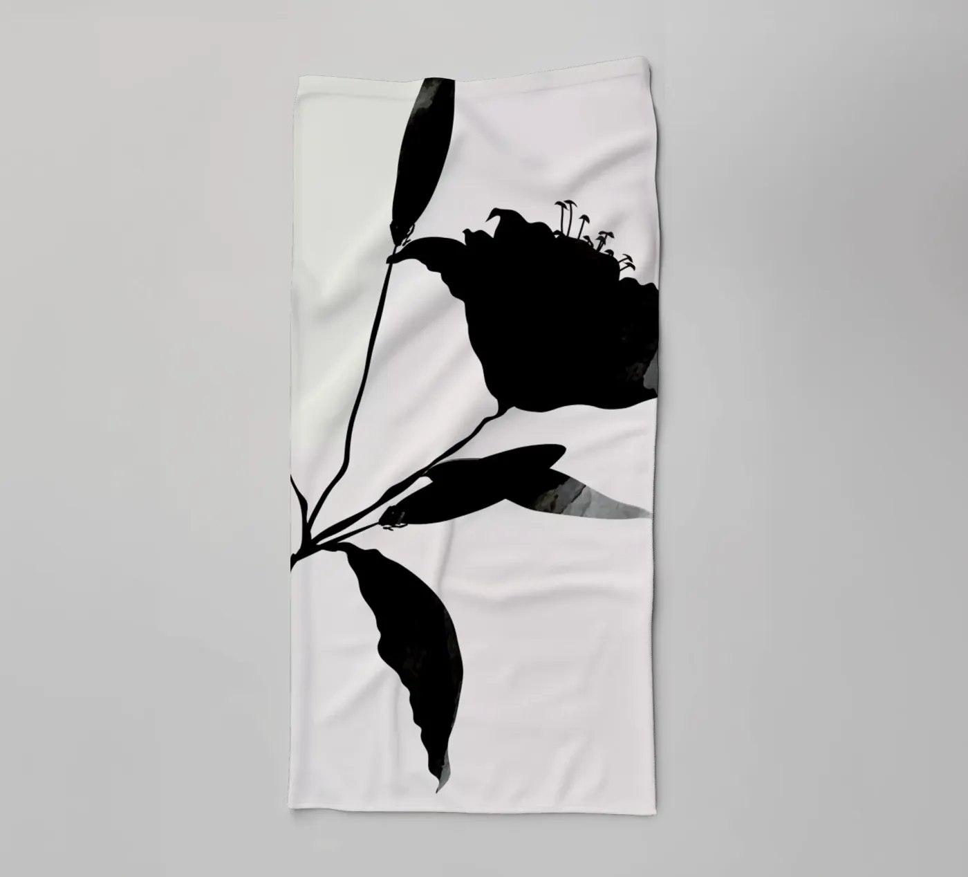 Nero towel by Kubistika
