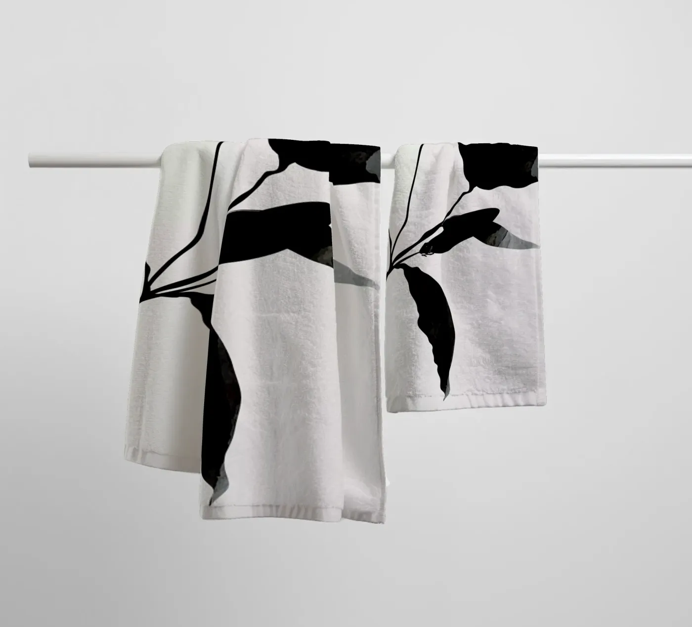 Nero towel by Kubistika