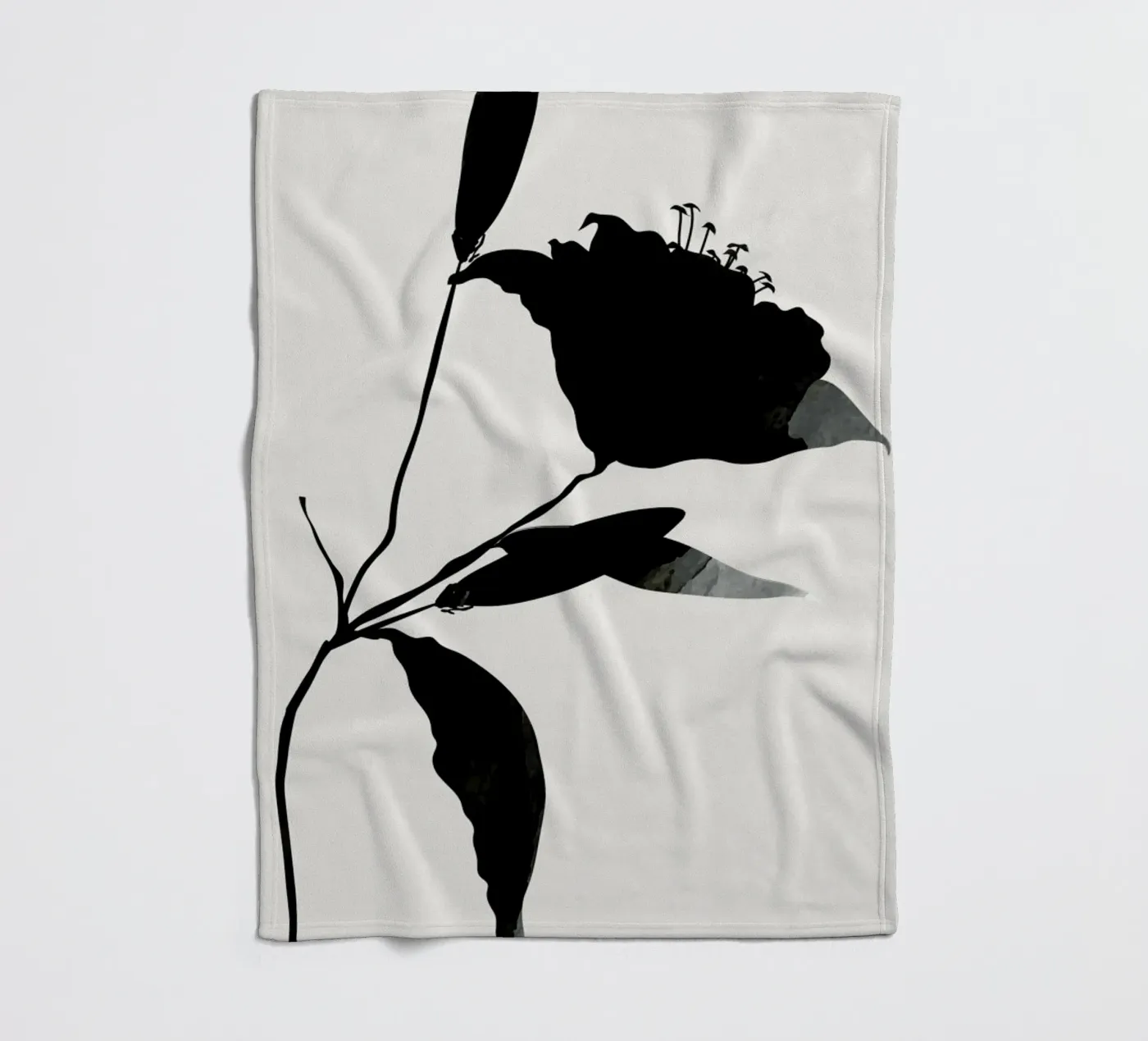 Nero Fleecedecke von Kubistika