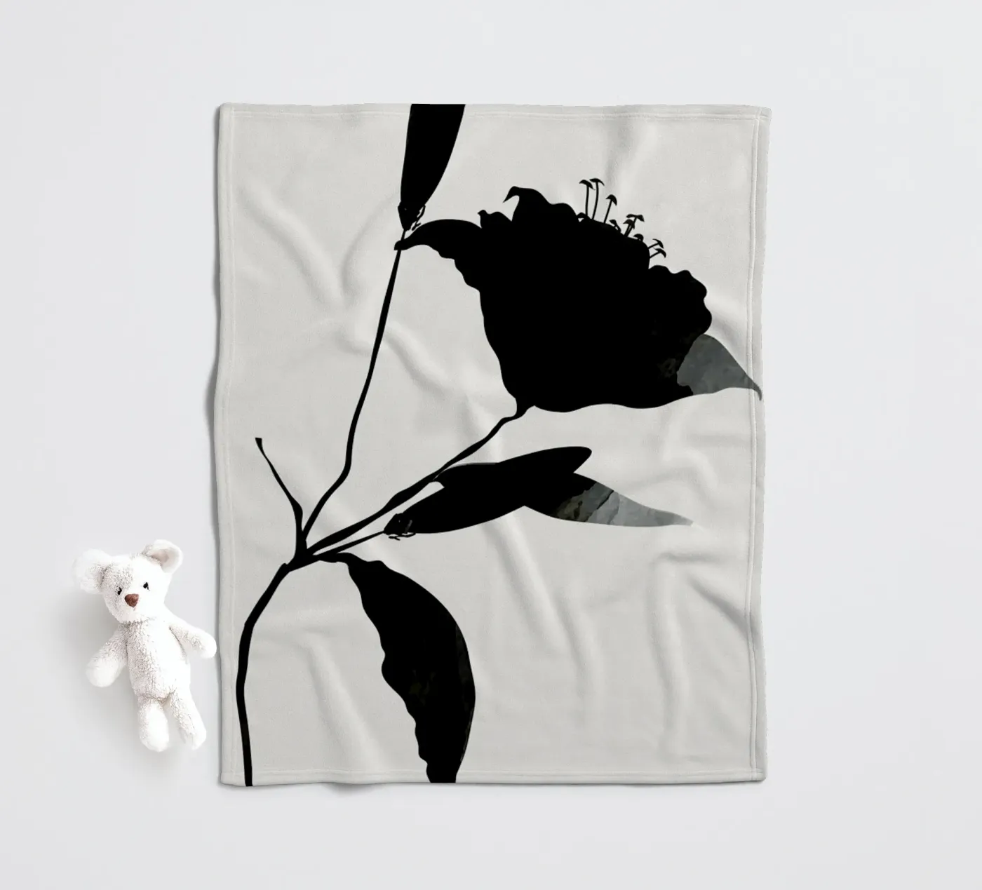 Nero Fleecedecke von Kubistika