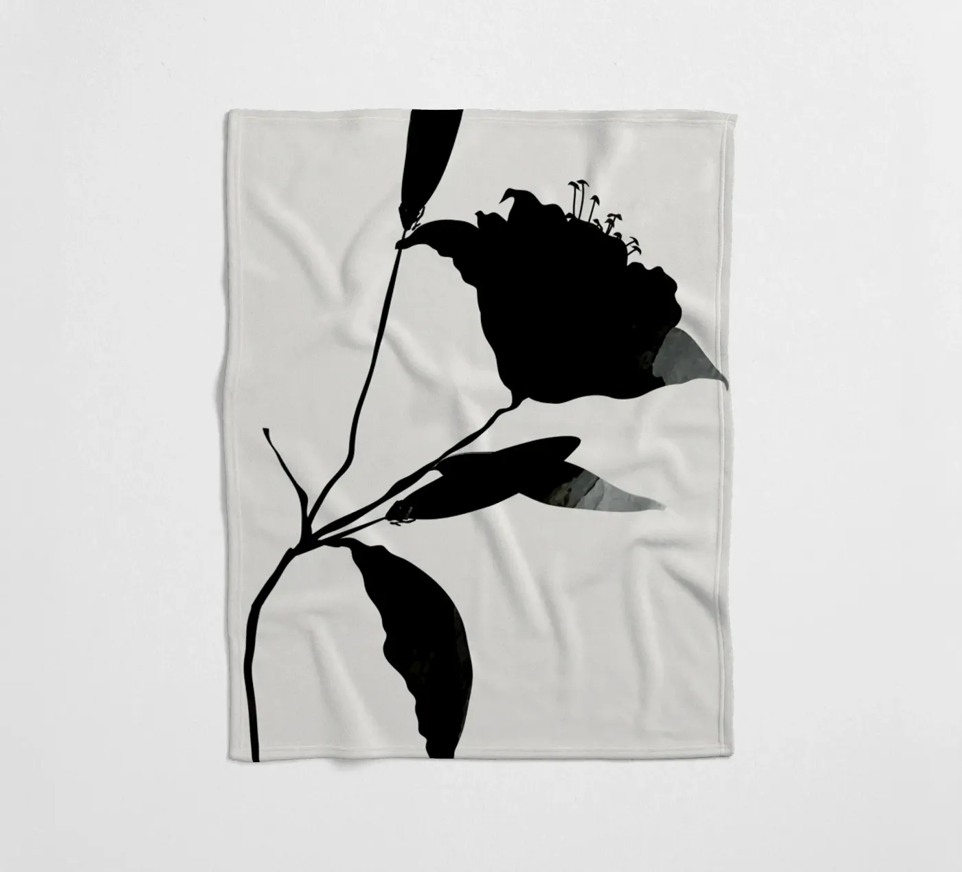 Nero Fleecedecke von Kubistika