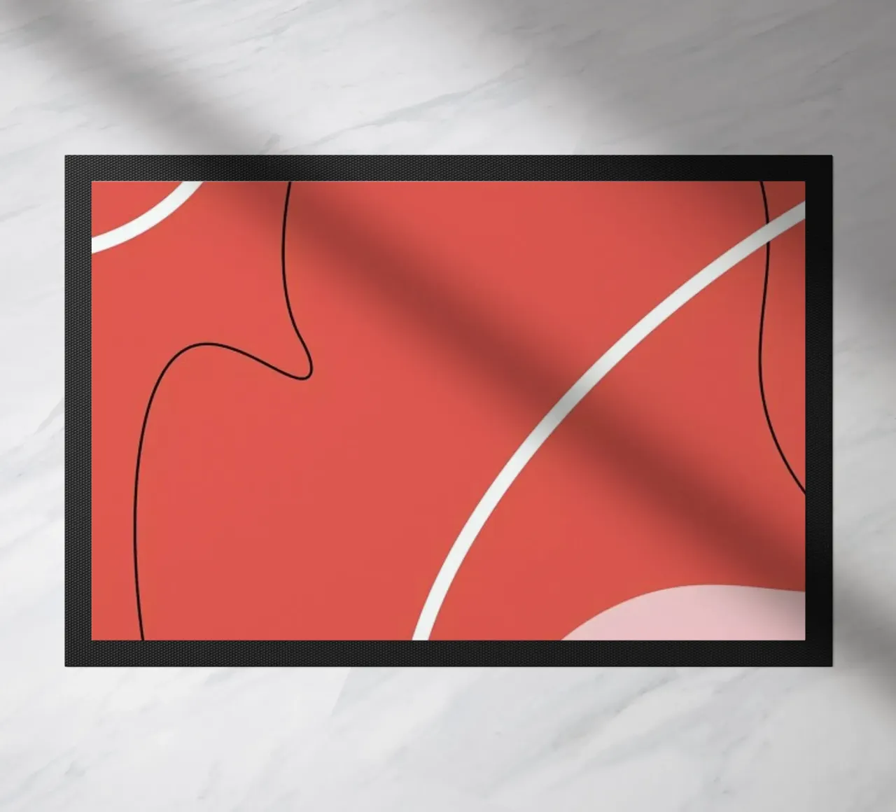 Graphic Shapes II doormat by Linda Gobeta