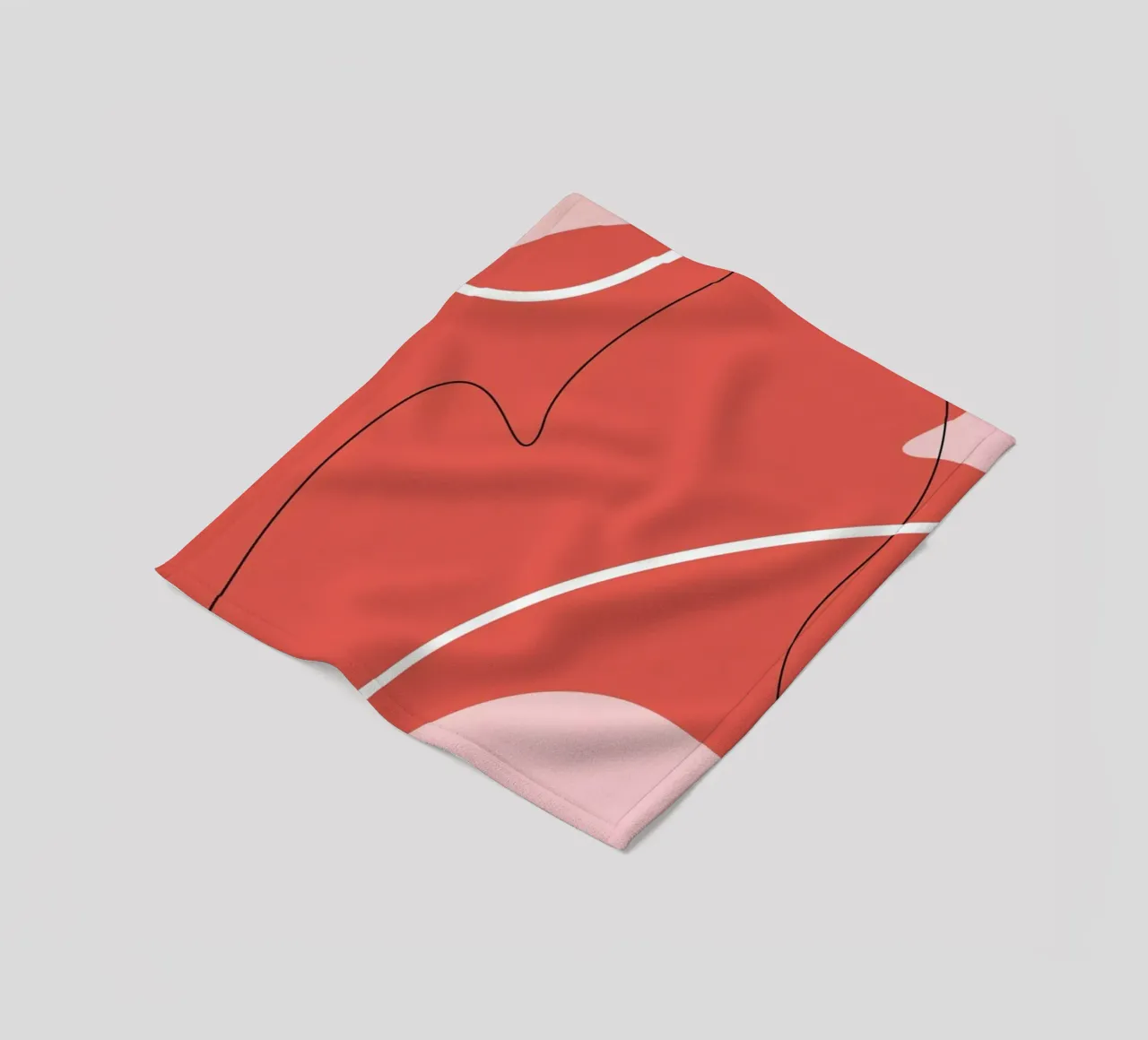 Graphic Shapes II coperta in pile da Linda Gobeta