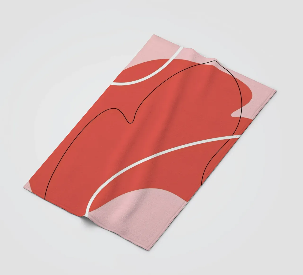 Graphic Shapes II coperta in pile da Linda Gobeta