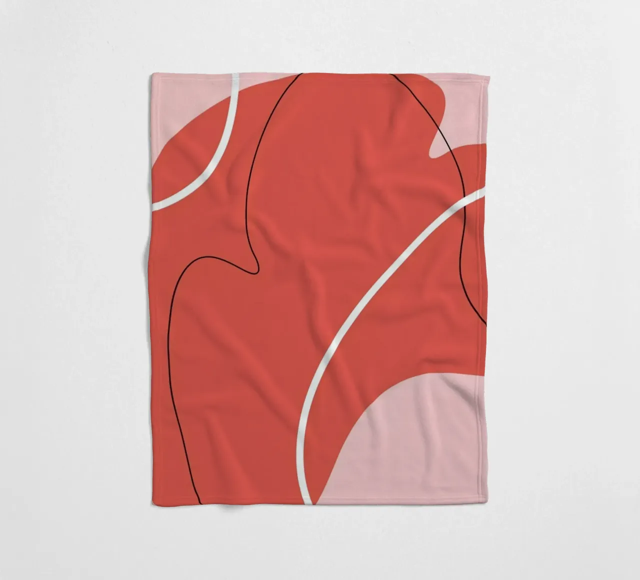 Graphic Shapes II coperta in pile da Linda Gobeta