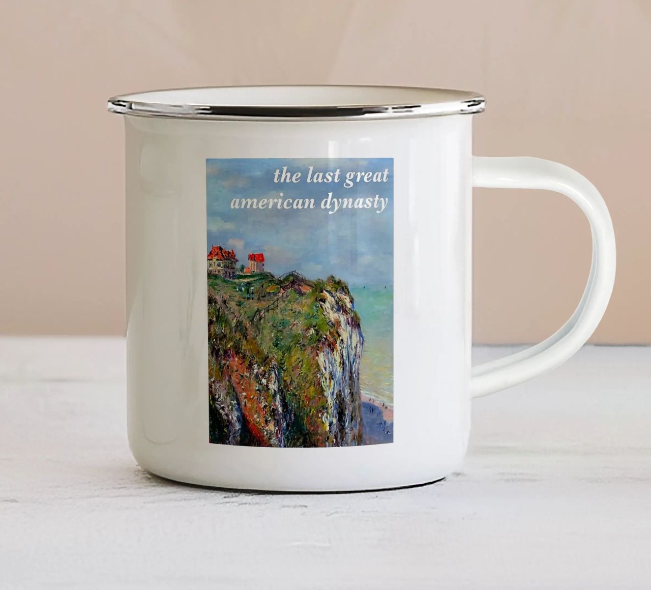 The Last Great American Dynasty Tayor Swift Monet tazza in smalto da avissta