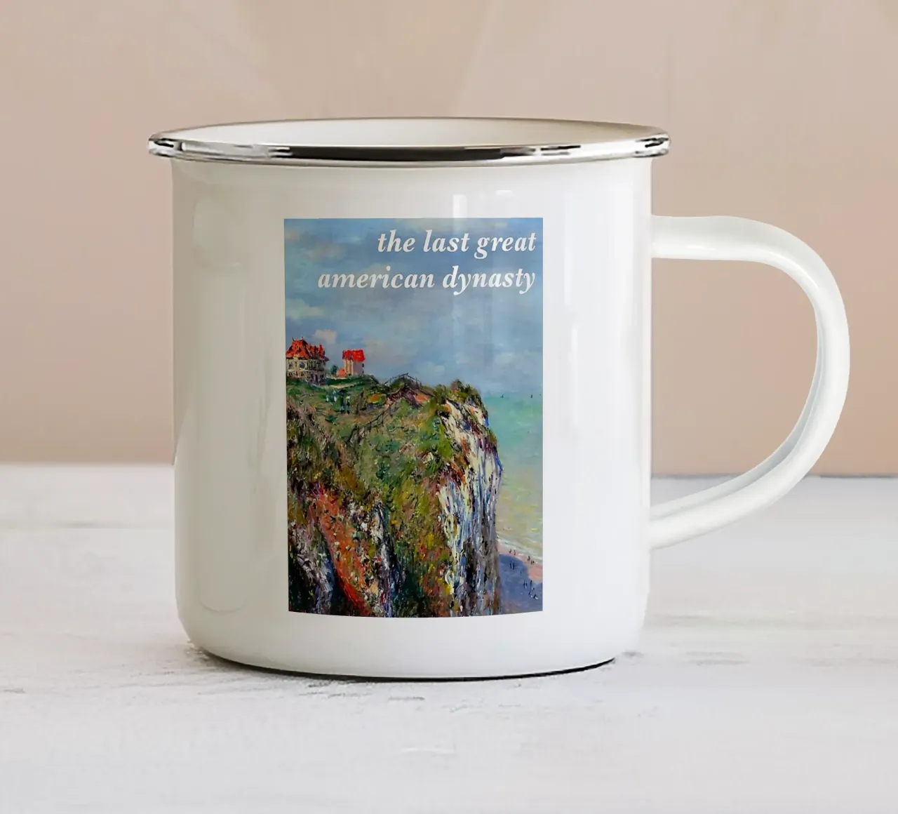 The Last Great American Dynasty Tayor Swift Monet tazza in smalto da avissta