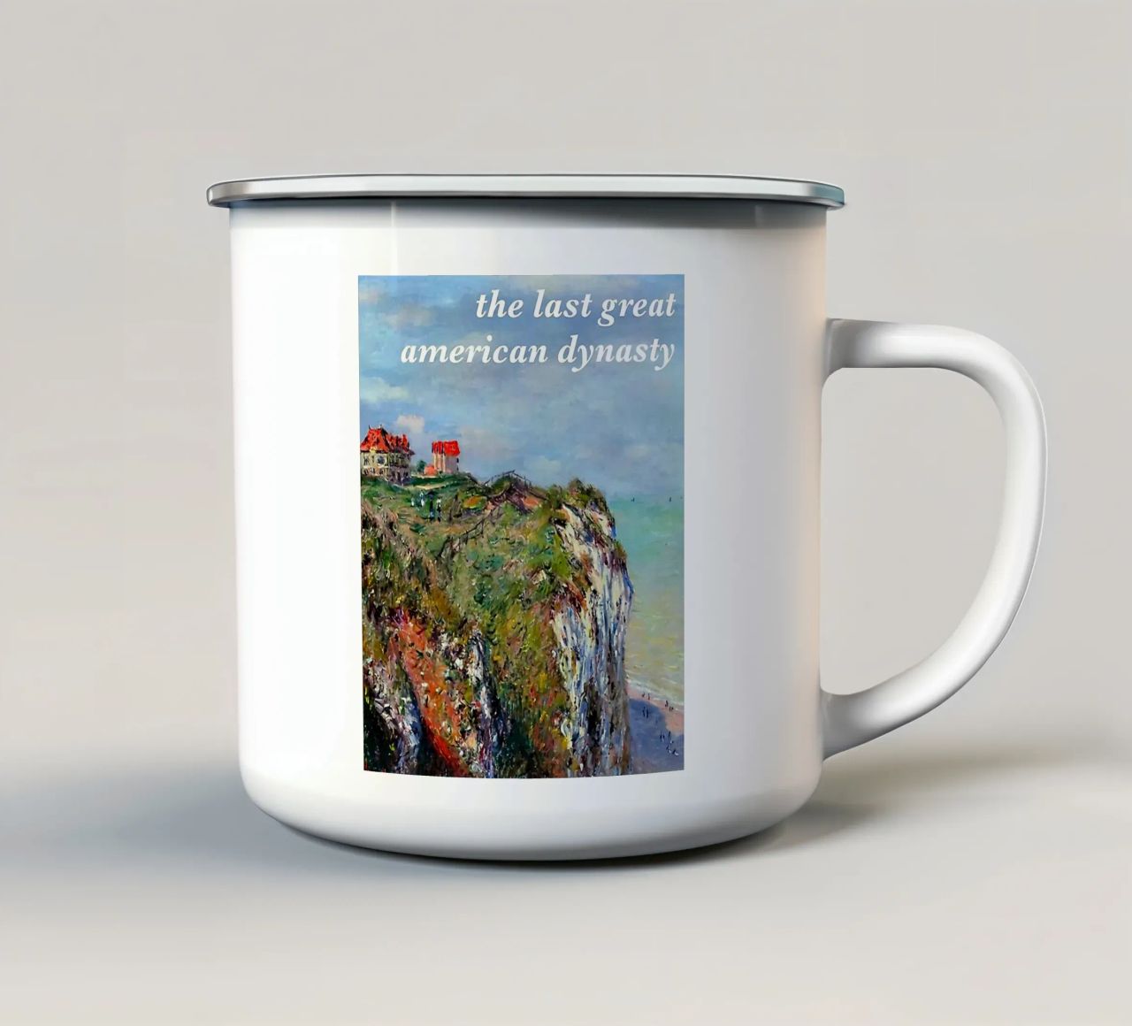 The Last Great American Dynasty Tayor Swift Monet tazza in smalto da avissta