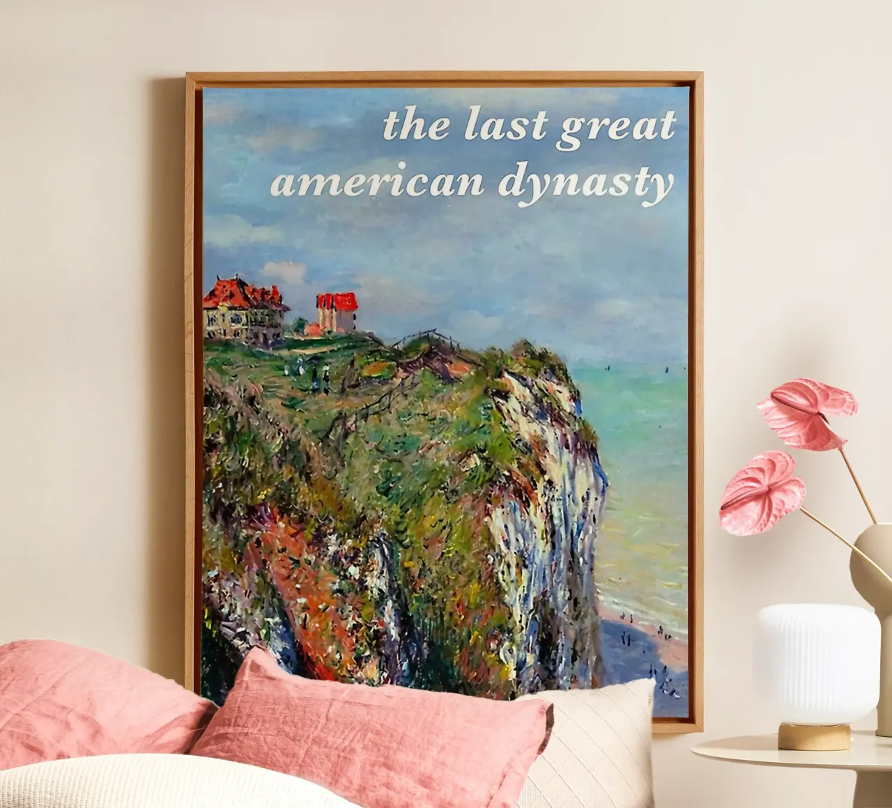 The Last Great American Dynasty Tayor Swift Monet tela con Cornice a cassetta da avissta