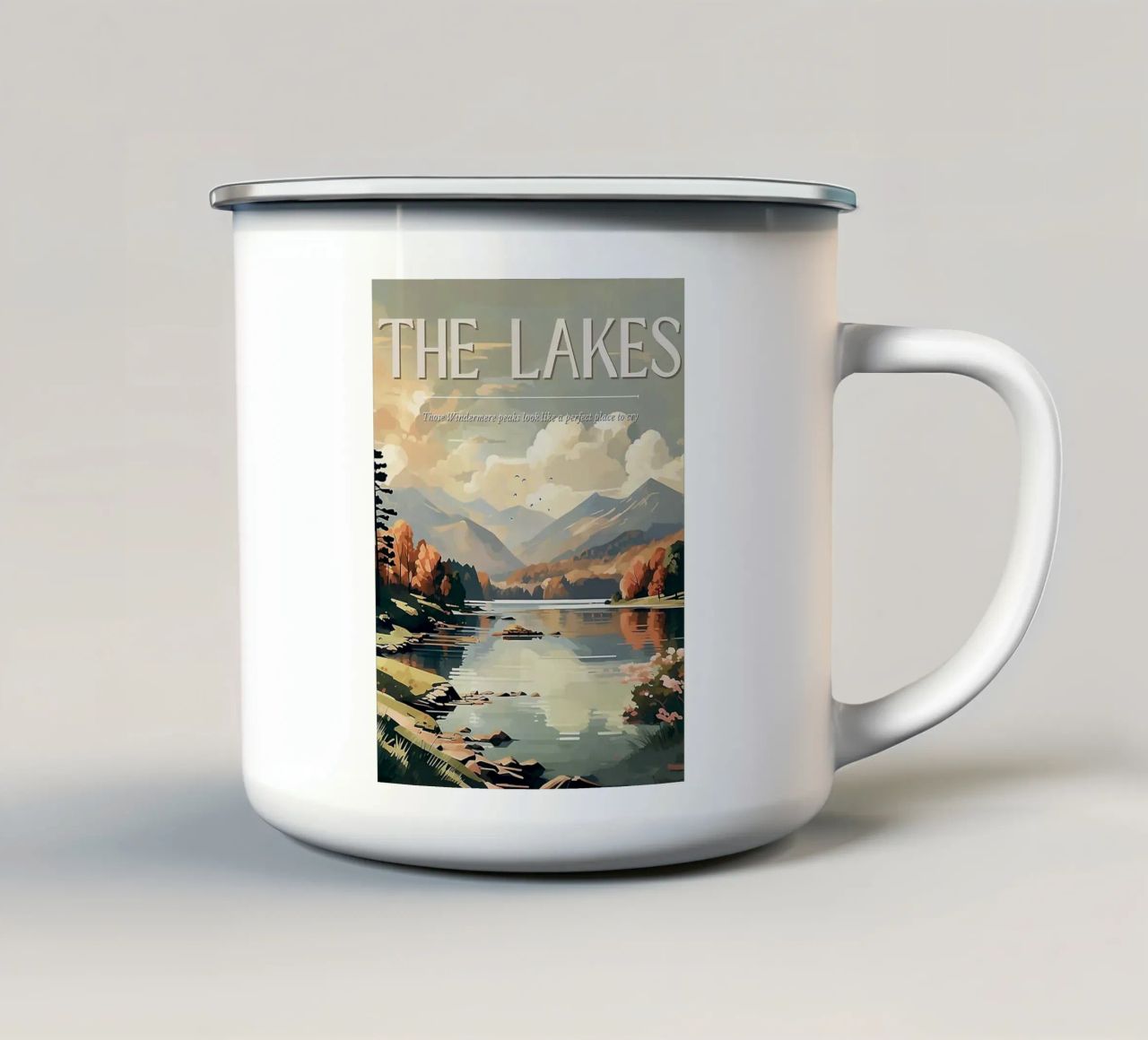 the lakes tazza in smalto da avissta