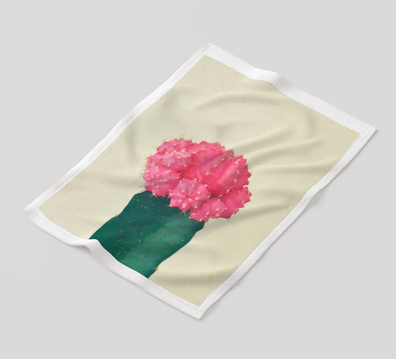 Cactus a quadri rosa coperta in pile da Cassia Beck Photography