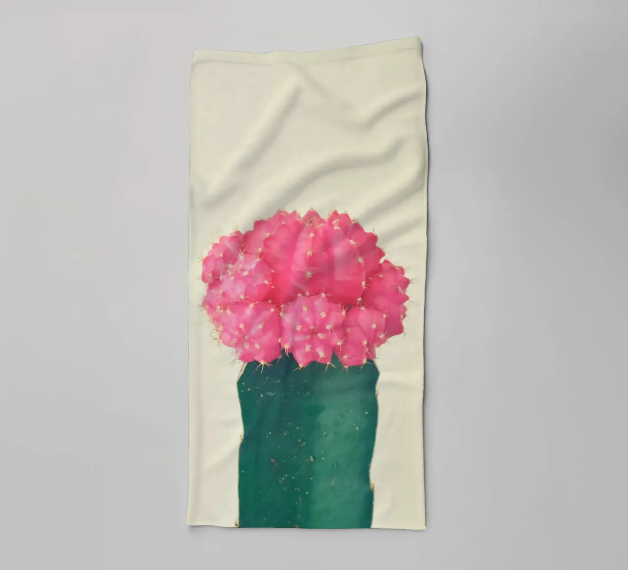 Cactus a quadri rosa asciugamano da bagno da Cassia Beck Photography