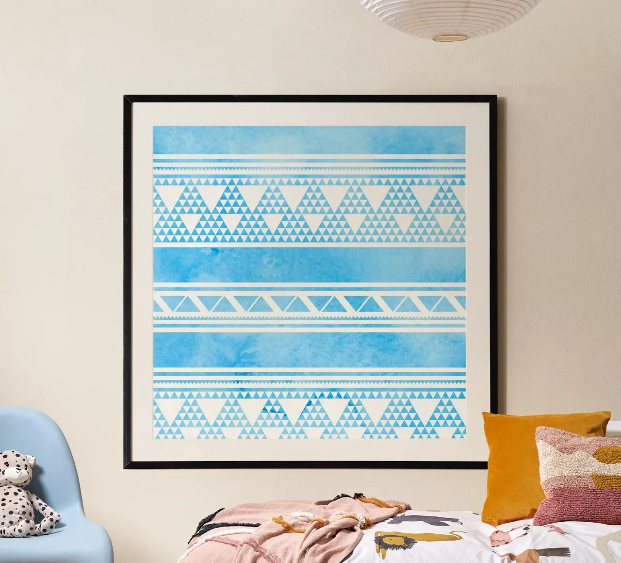 Sogno dell'oceano poster con telaio in plastica da CalliLetters