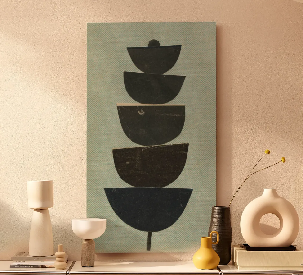 Botanica II alluminio dibond da Cassia Beck Collage