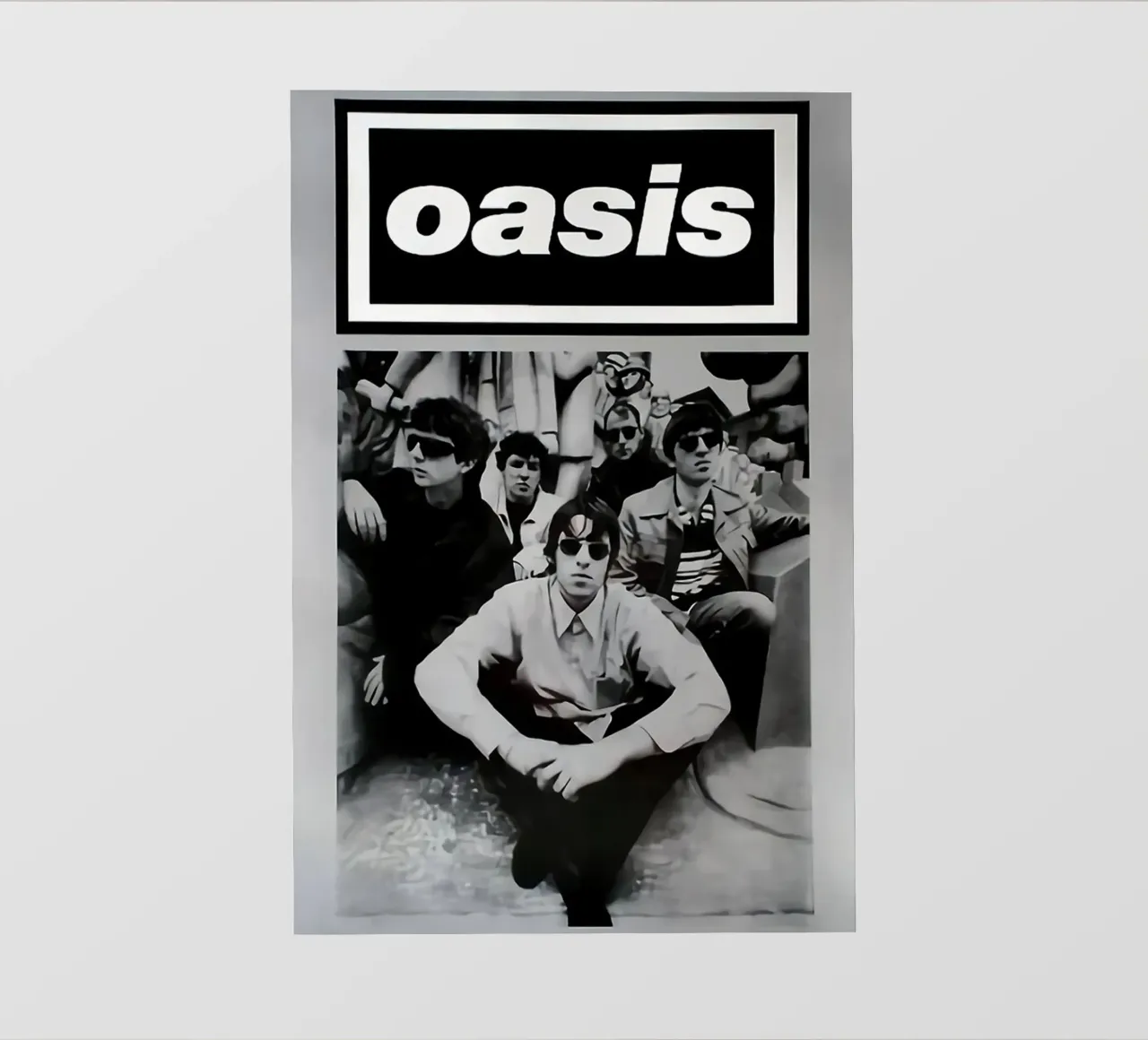 Minimalist OASIS Black And White pellicola backlit da avissta