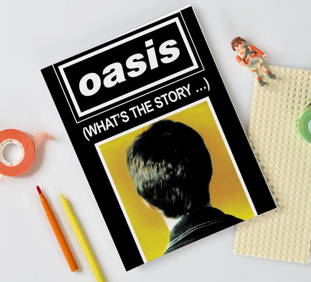 Minimalist OASIS Whats The Story notebook by avissta