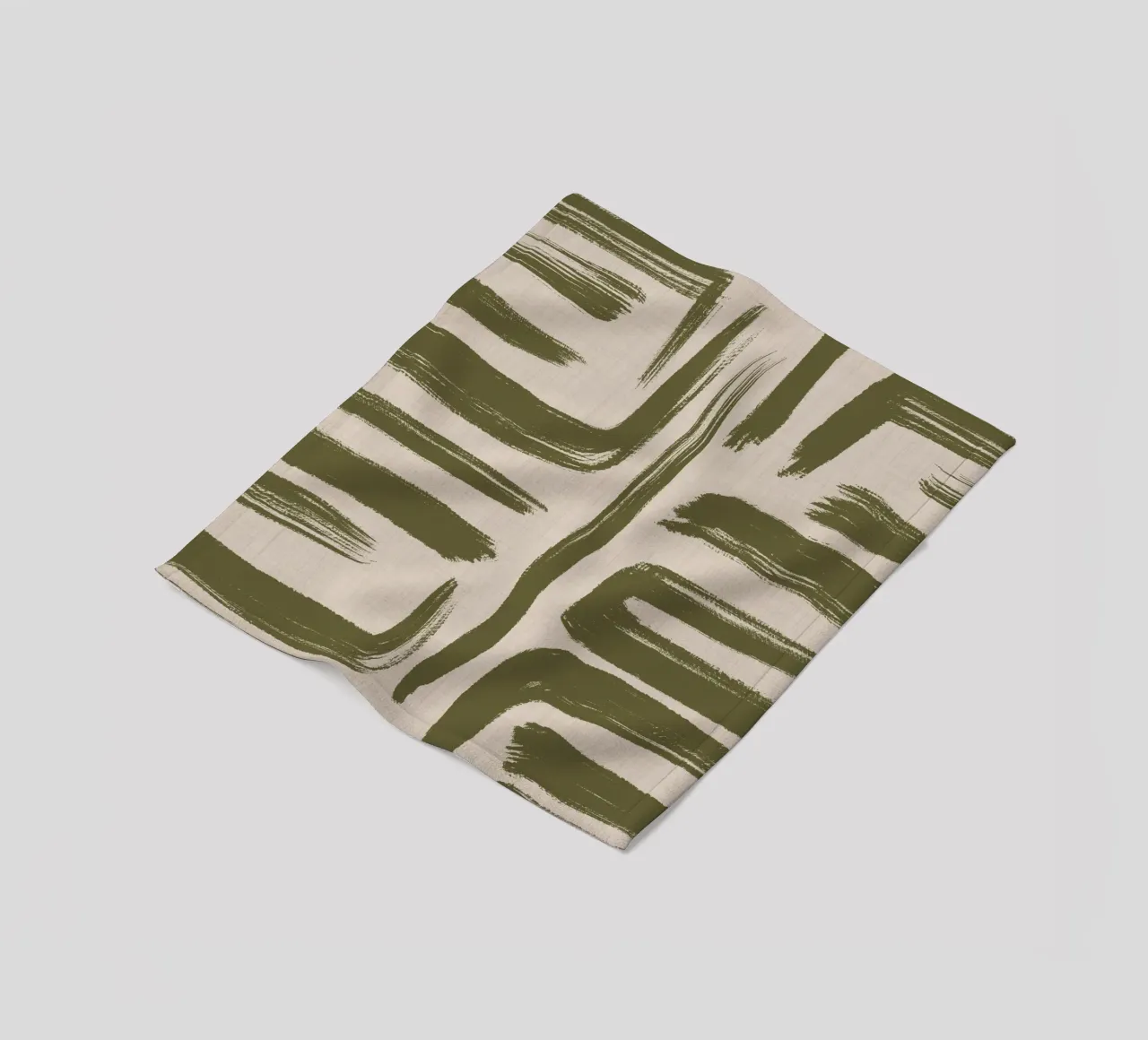 Pennellate di olivo - Texture astratta coperta in pile da susanacosta