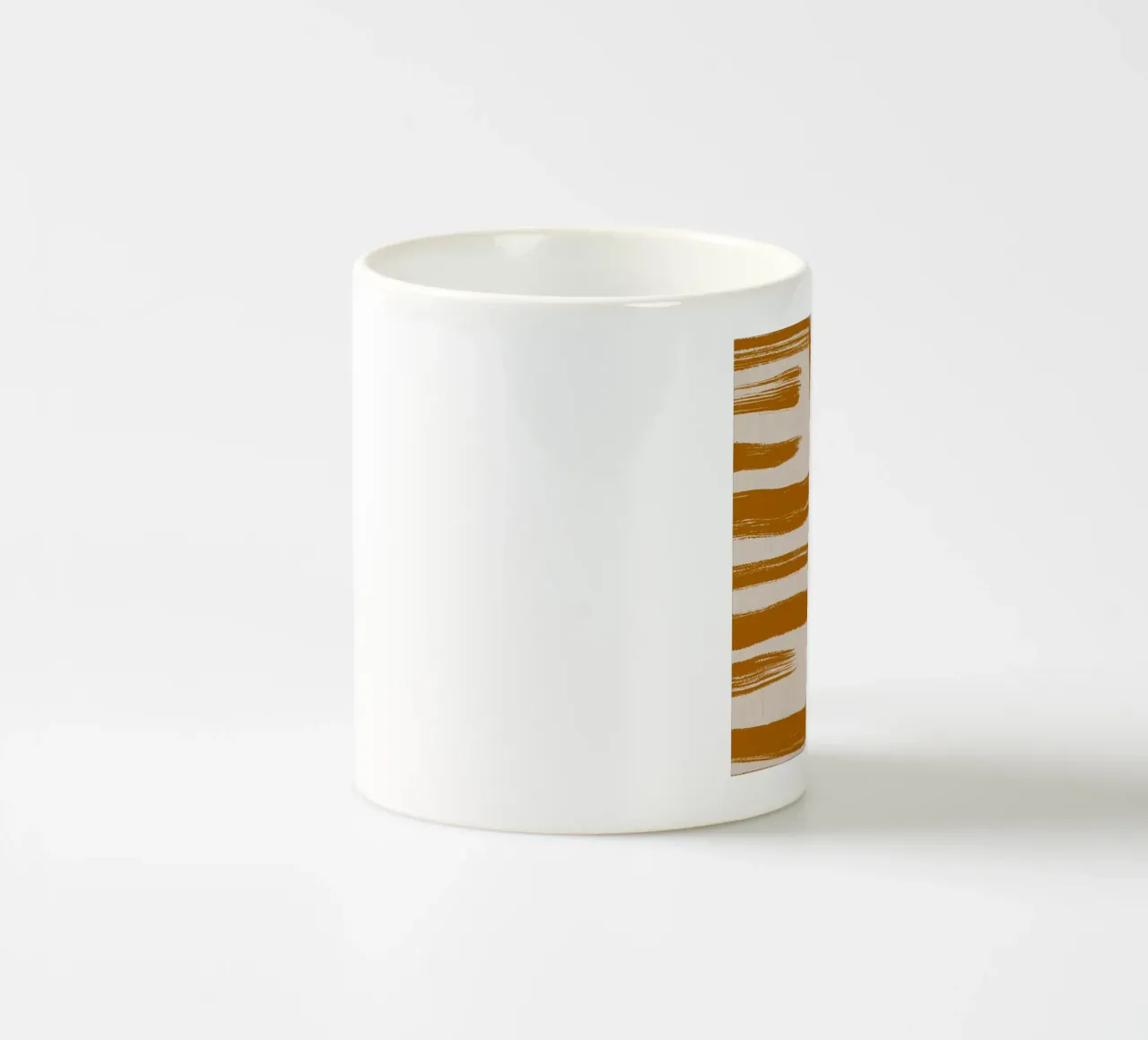Pennellate d'ambra - Linee pittoriche tazza in ceramica da susanacosta