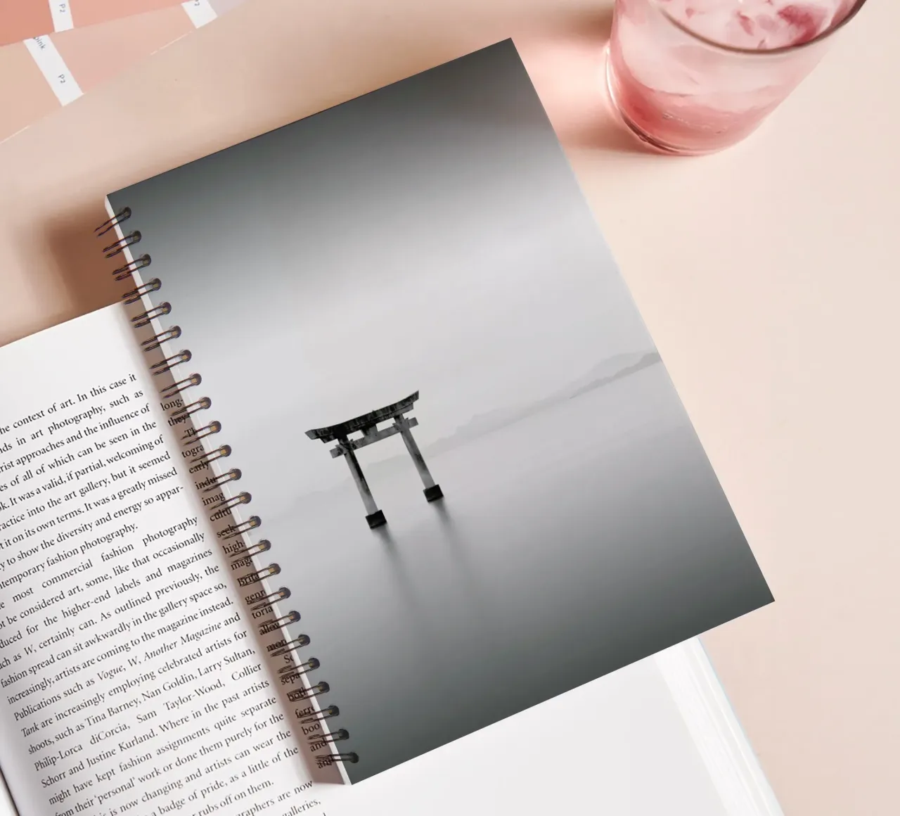 Einootsurugi Shrine Ii spiral notebook by Michael J. Reibert