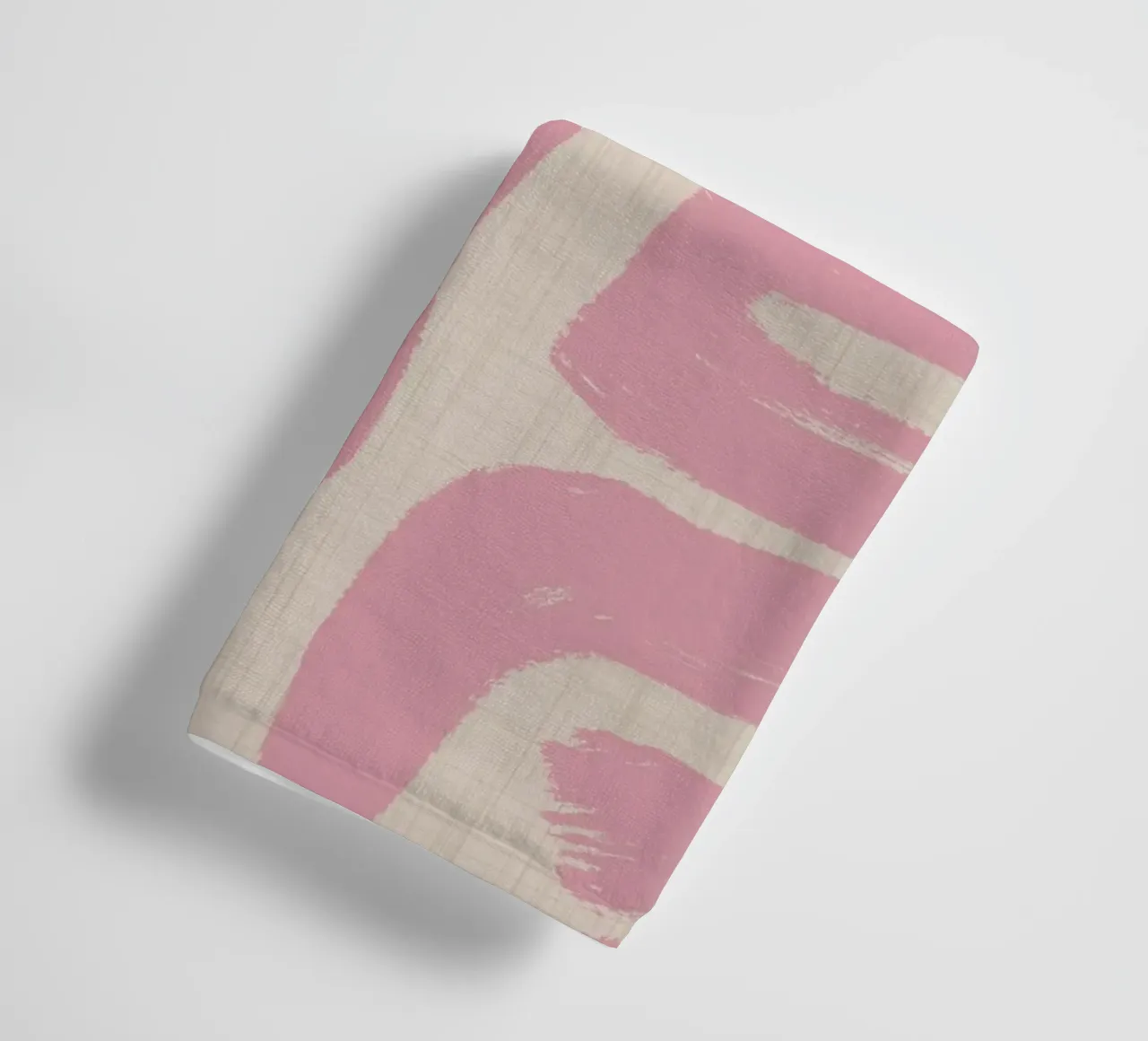 Blush Brushstrokes – Soft Abstract Art towel by susanacosta
