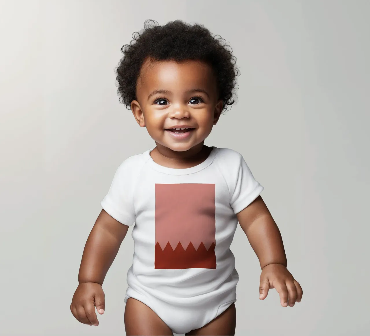 Zig Zag II body neonato maniche corte da Linda Gobeta