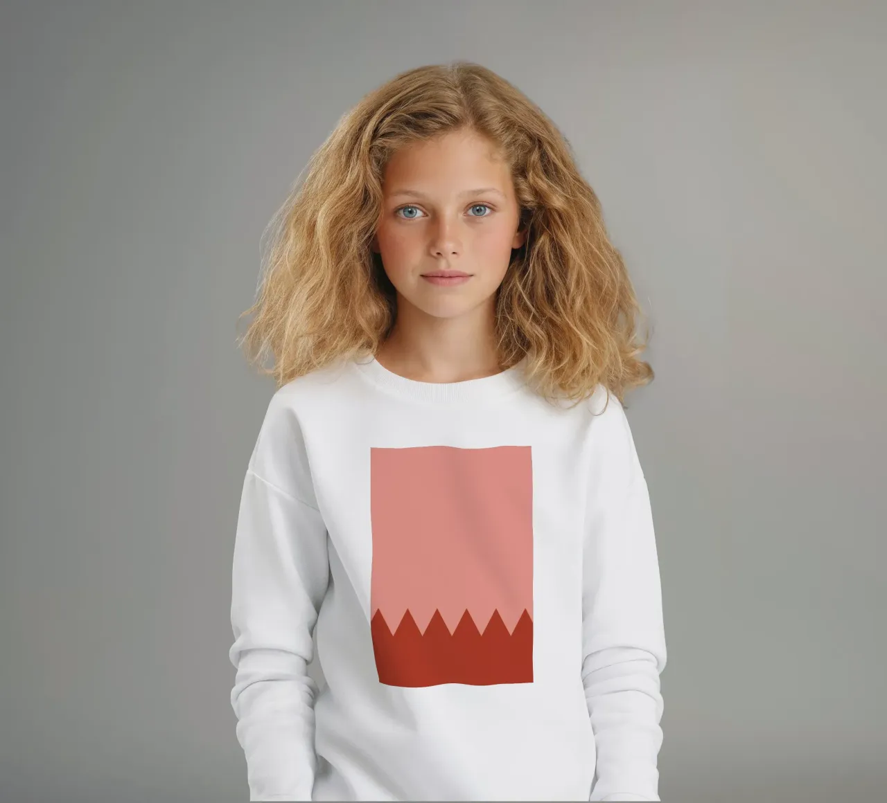 Zig Zag II kids sweatshirt by Linda Gobeta