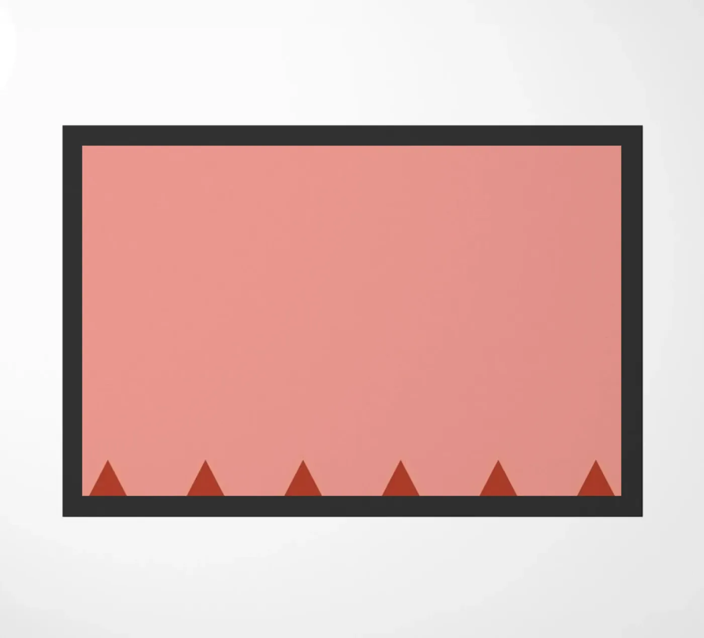 Zig Zag II doormat by Linda Gobeta