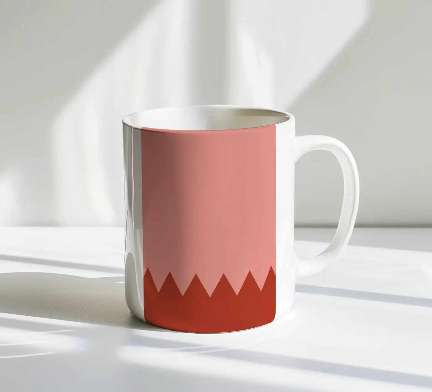 Zig Zag II ceramic mug by Linda Gobeta