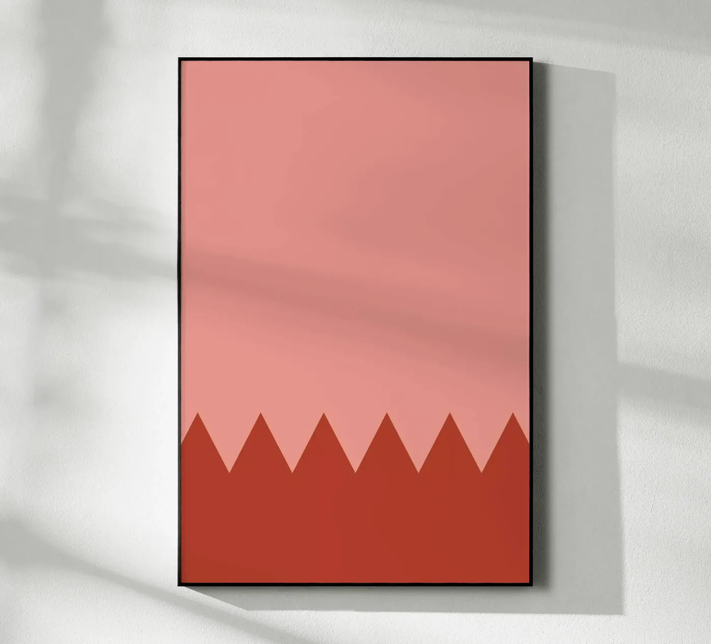 Zig Zag II acryl van Linda Gobeta