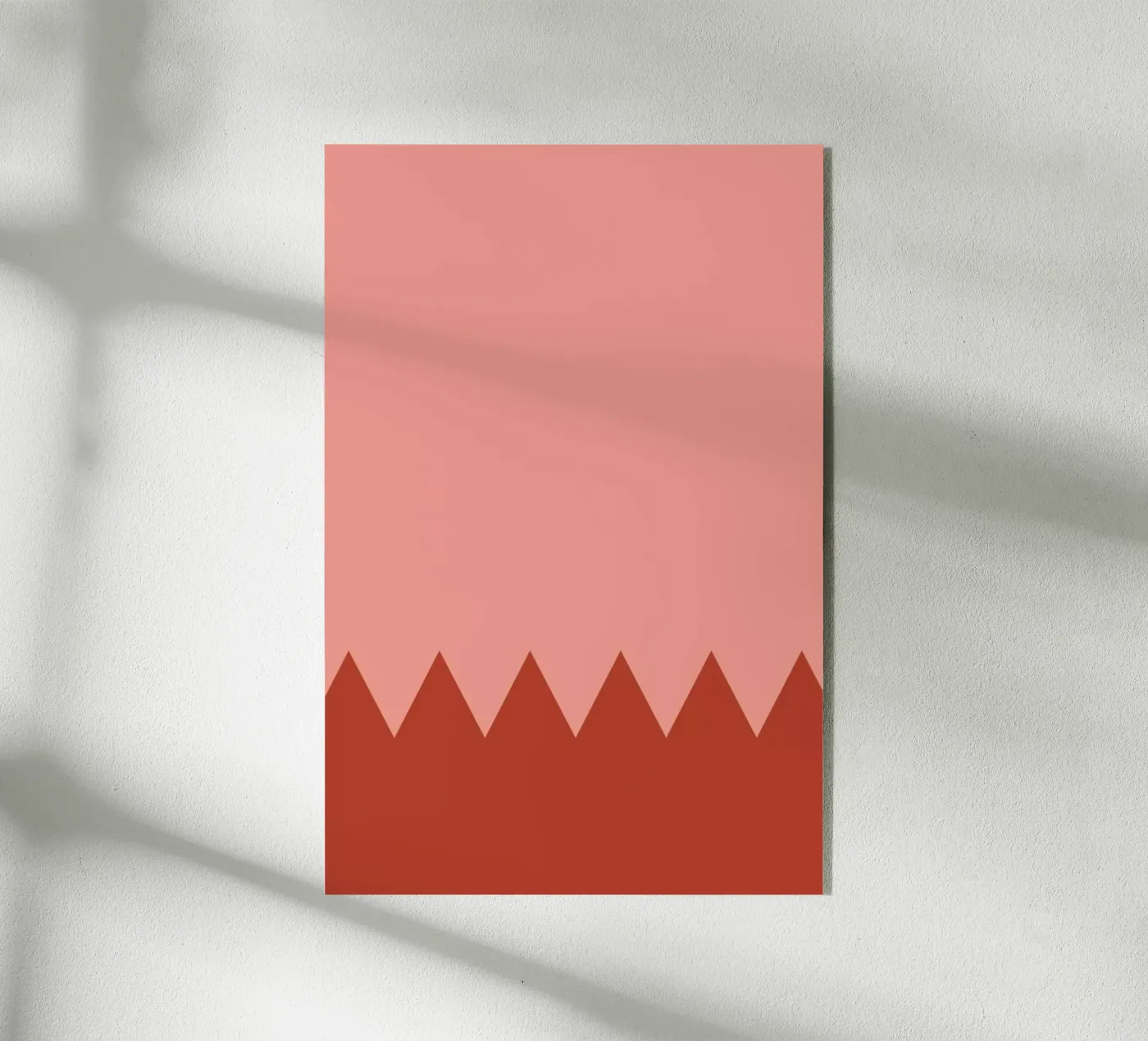 Zig Zag II acryl van Linda Gobeta