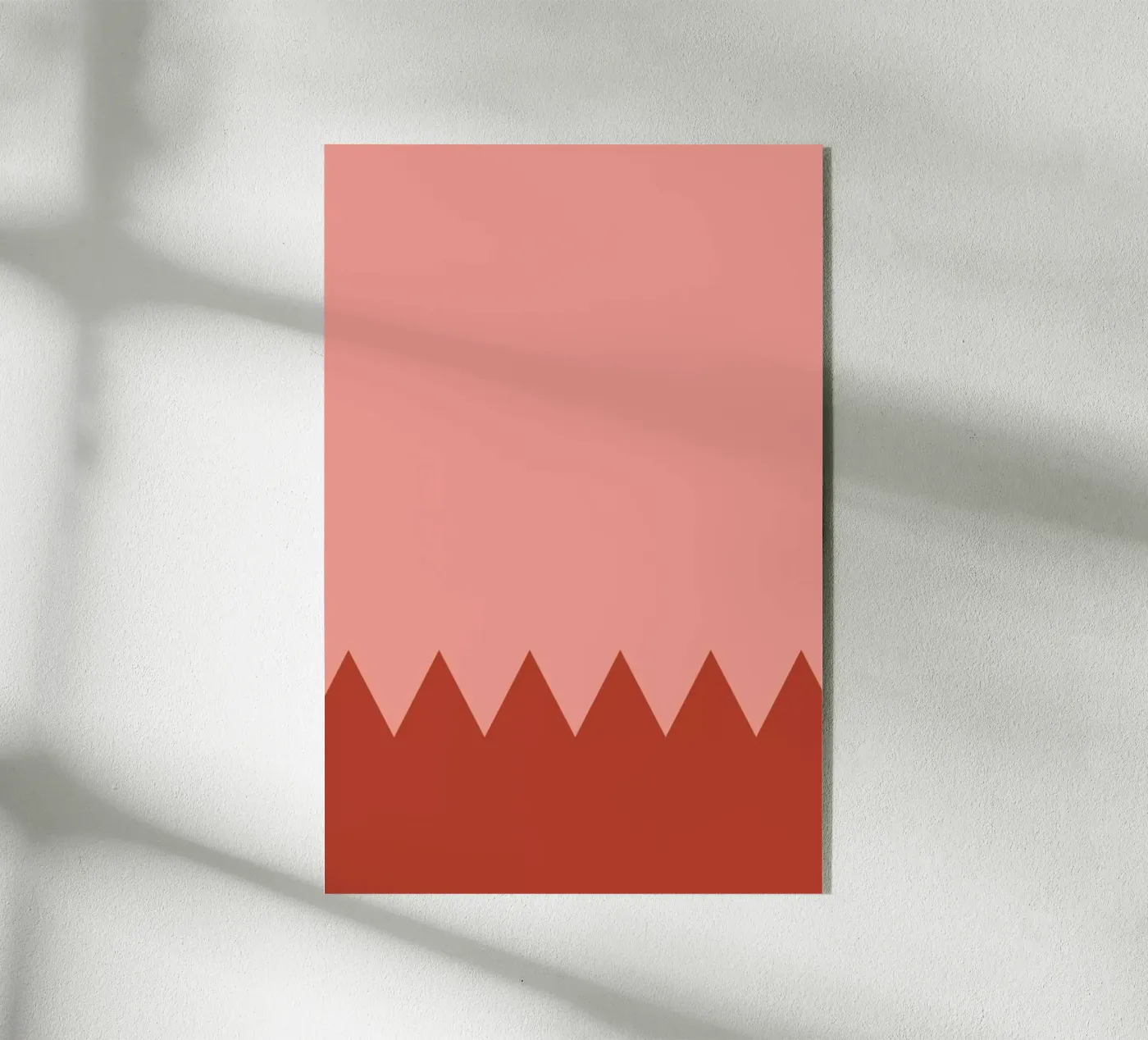 Zig Zag II acryl van Linda Gobeta