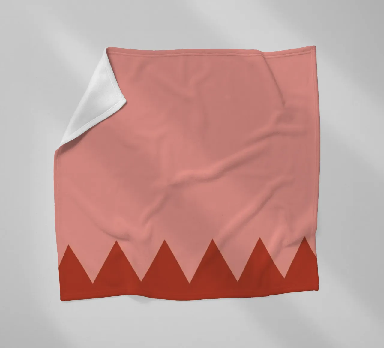 Zig Zag II fleece blanket by Linda Gobeta