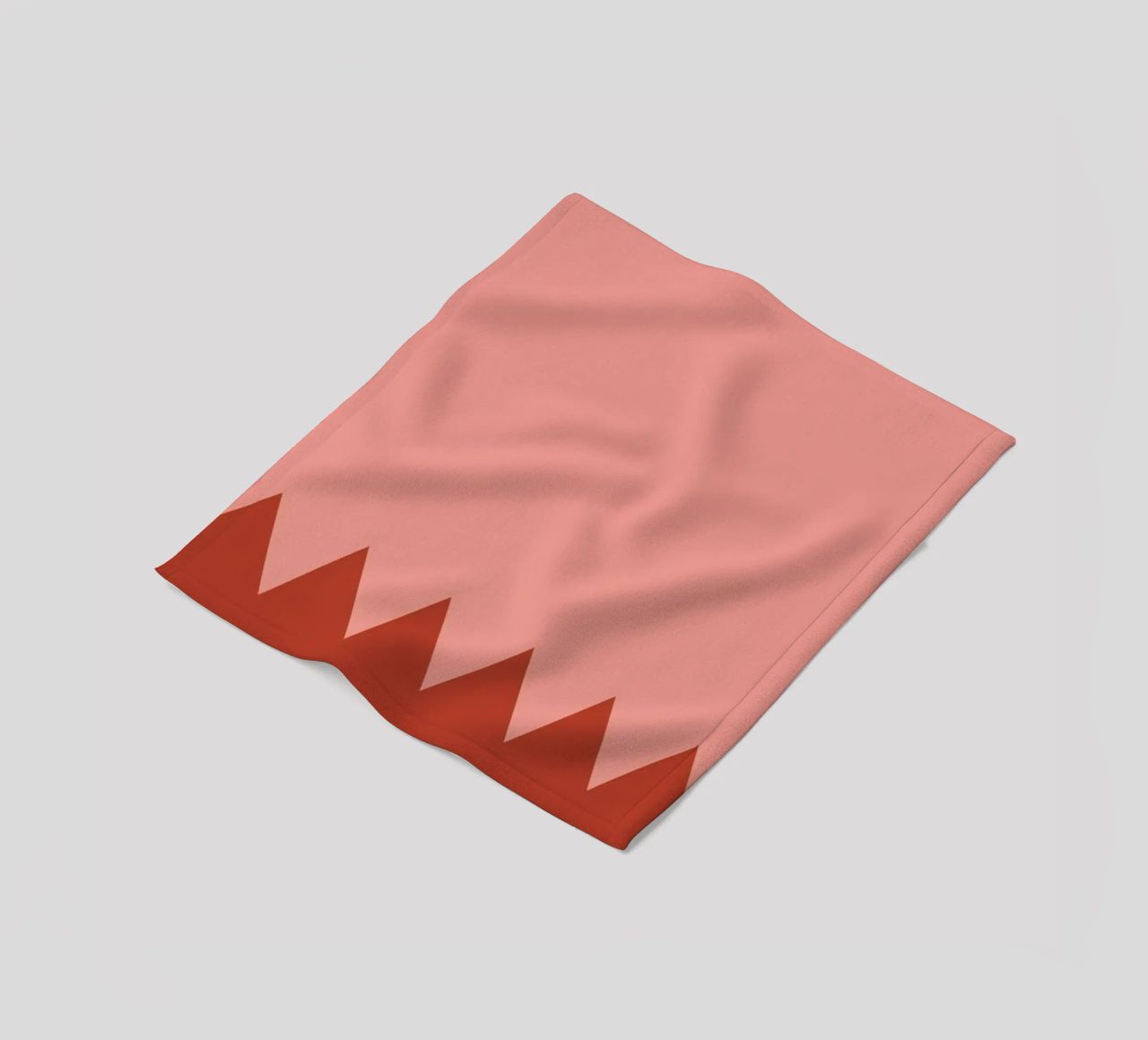Zig Zag II coperta in pile da Linda Gobeta